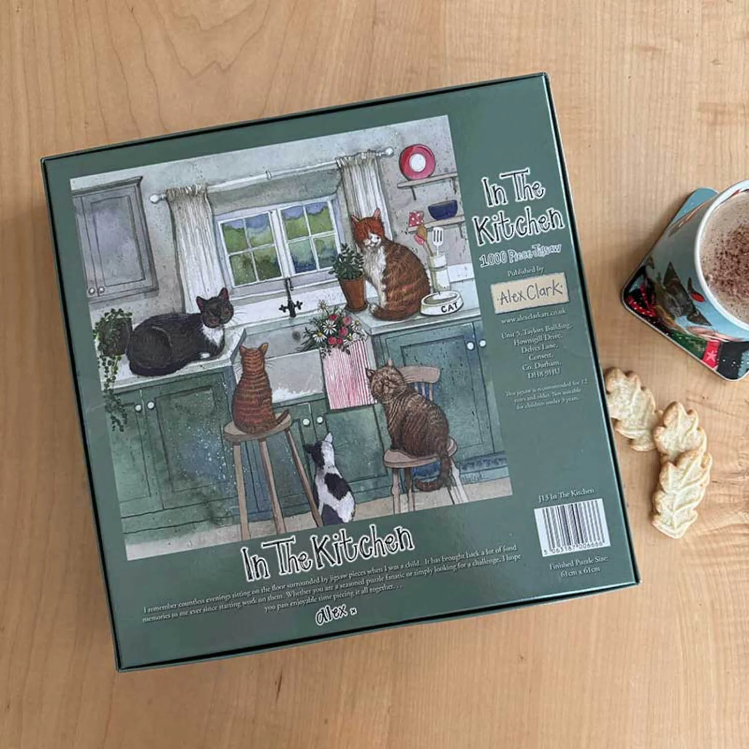 Alex Clark 1000 Piece Jigsaw Puzzle - Cats In The Kitchen - Image 3