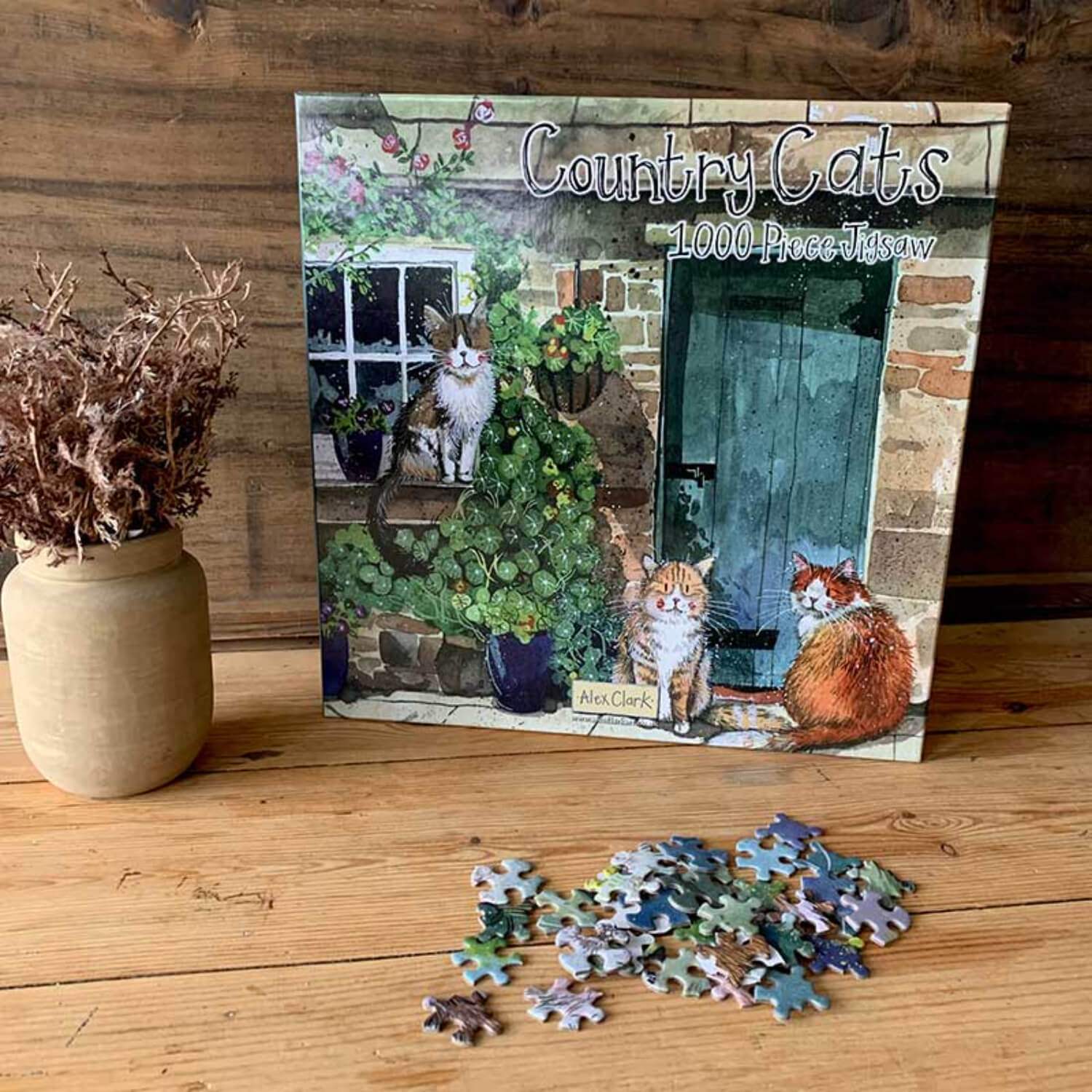 Alex Clark 1000 Piece Jigsaw Puzzle - Country Cats - Image 2