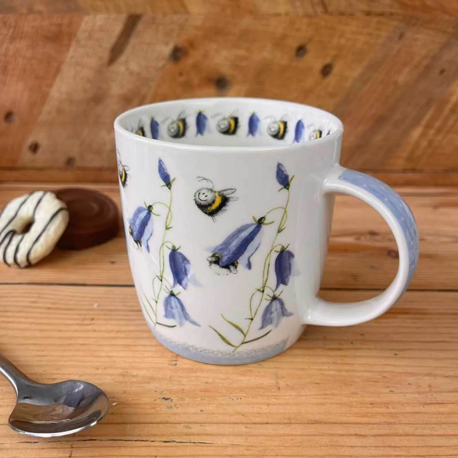 Alex Clark 400ml Mug - Bees & Harebells - Image 2