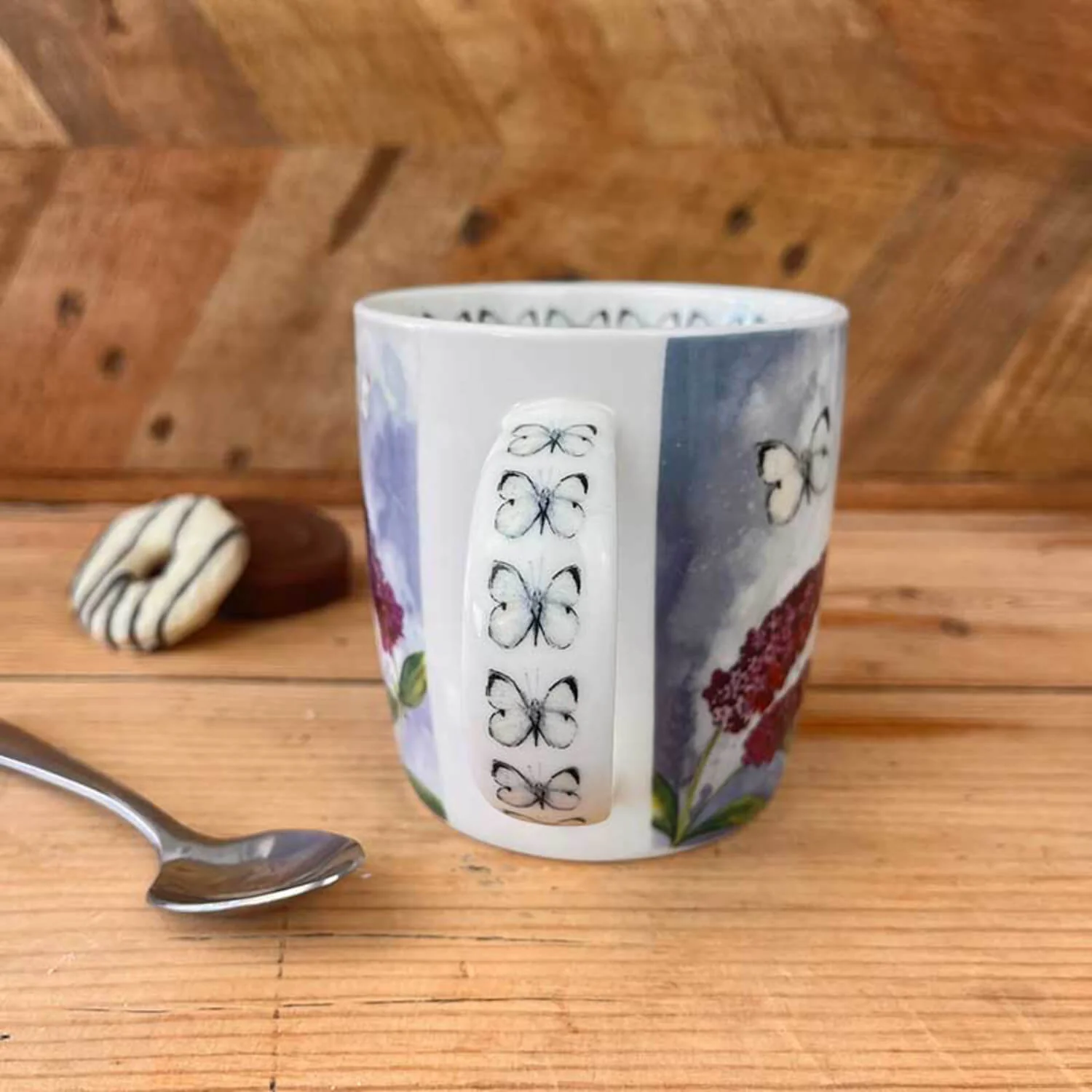 Alex Clark 400ml Mug - Butterflies & Buddleia - Image 2