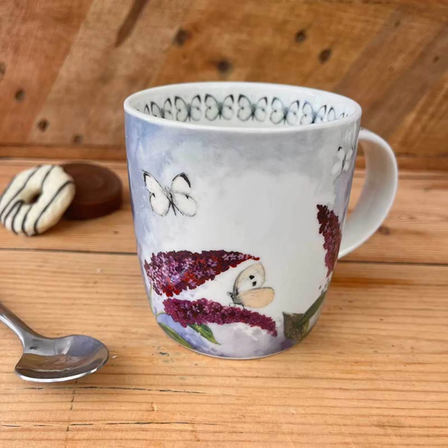 Alex Clark 400ml Mug - Butterflies & Buddleia - Image 3