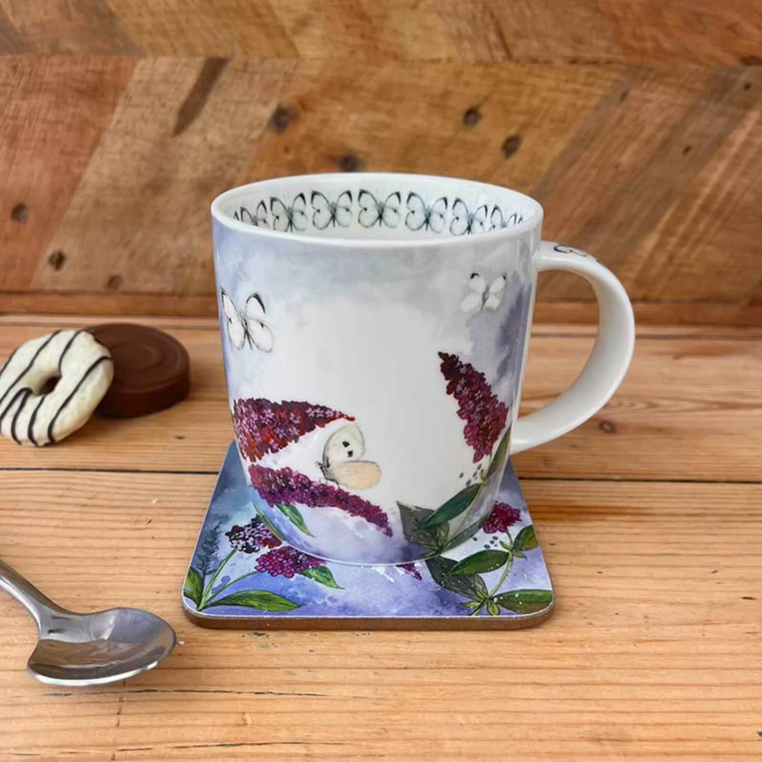 Alex Clark 400ml Mug - Butterflies & Buddleia - Image 4