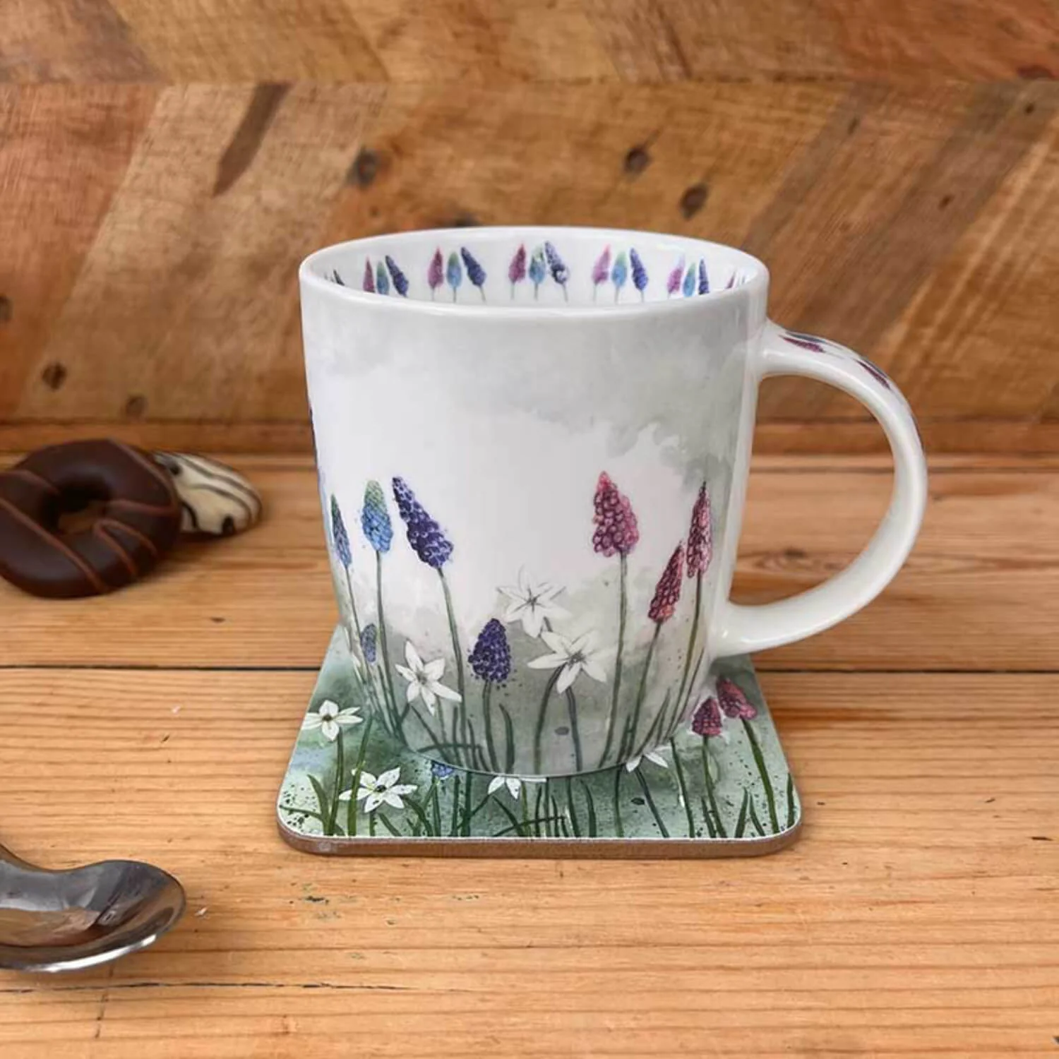 Alex Clark 400ml Mug - Grape Hyacinths - Image 4