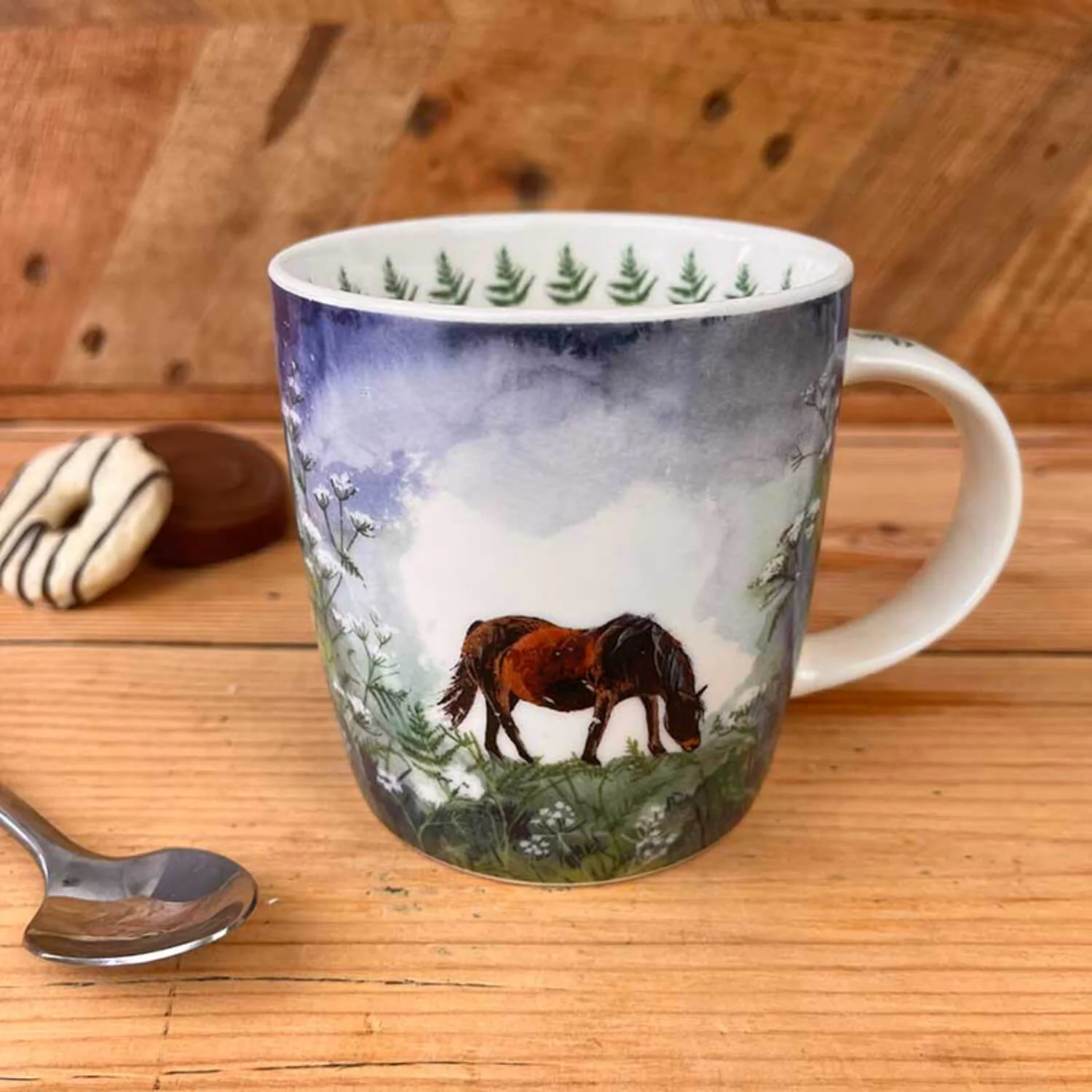 Alex Clark 400ml Mug - Horse & Cow Parsley - Image 3