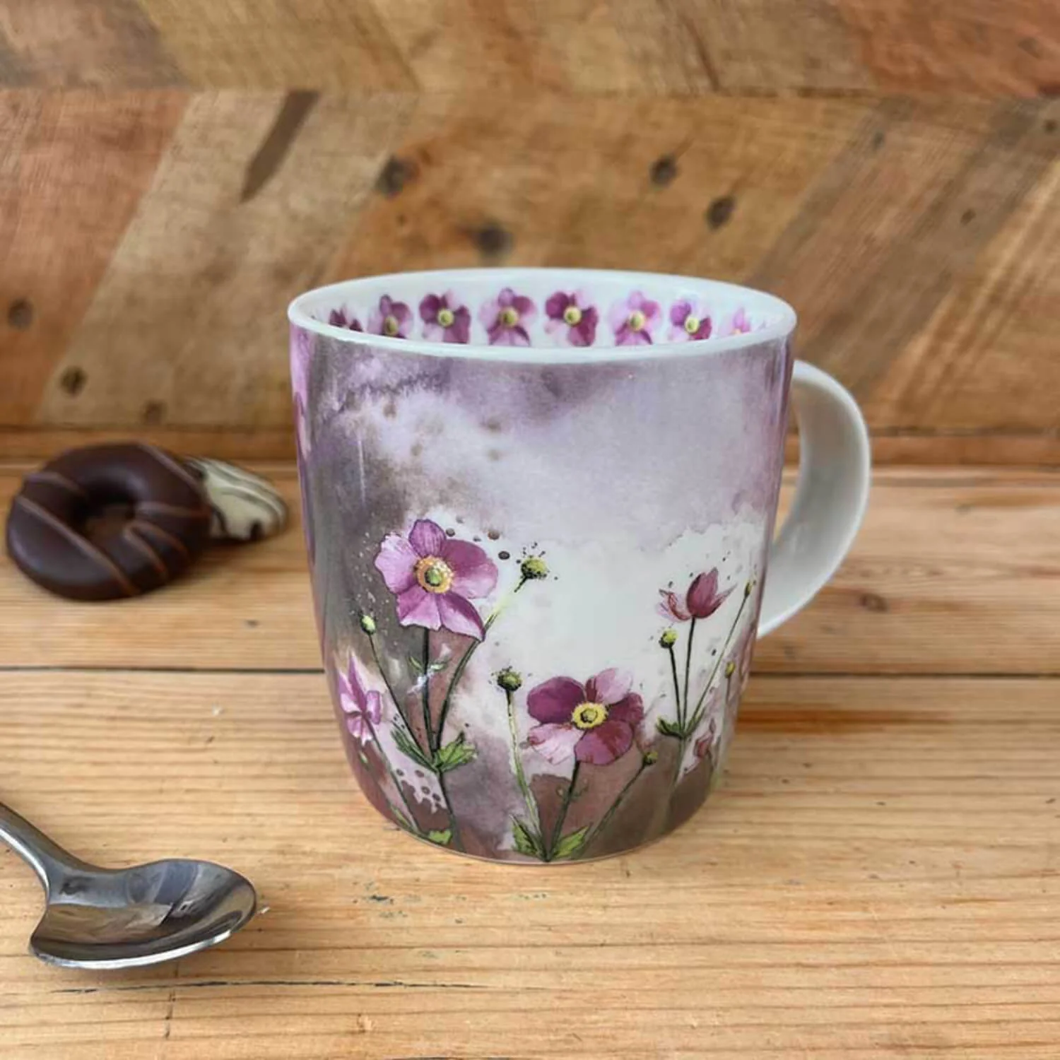 Alex Clark 400ml Mug - Japanese Anemones - Image 3