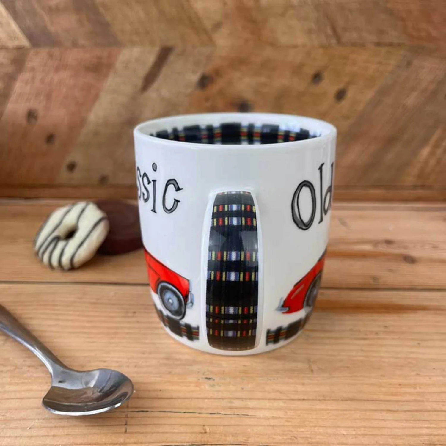 Alex Clark 400ml Mug - Old Classic Car - Image 2