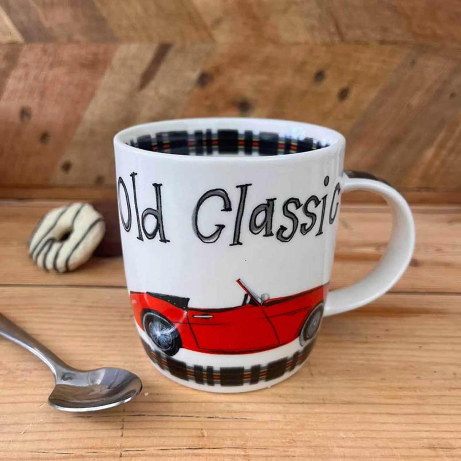 Alex Clark 400ml Mug - Old Classic Car - Image 3