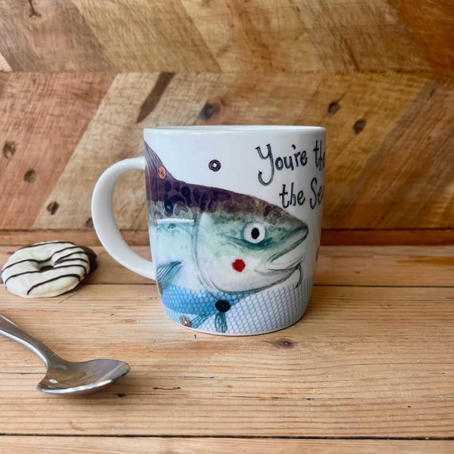 Alex Clark 400ml Mug - Only Fish In The Sea - Image 3