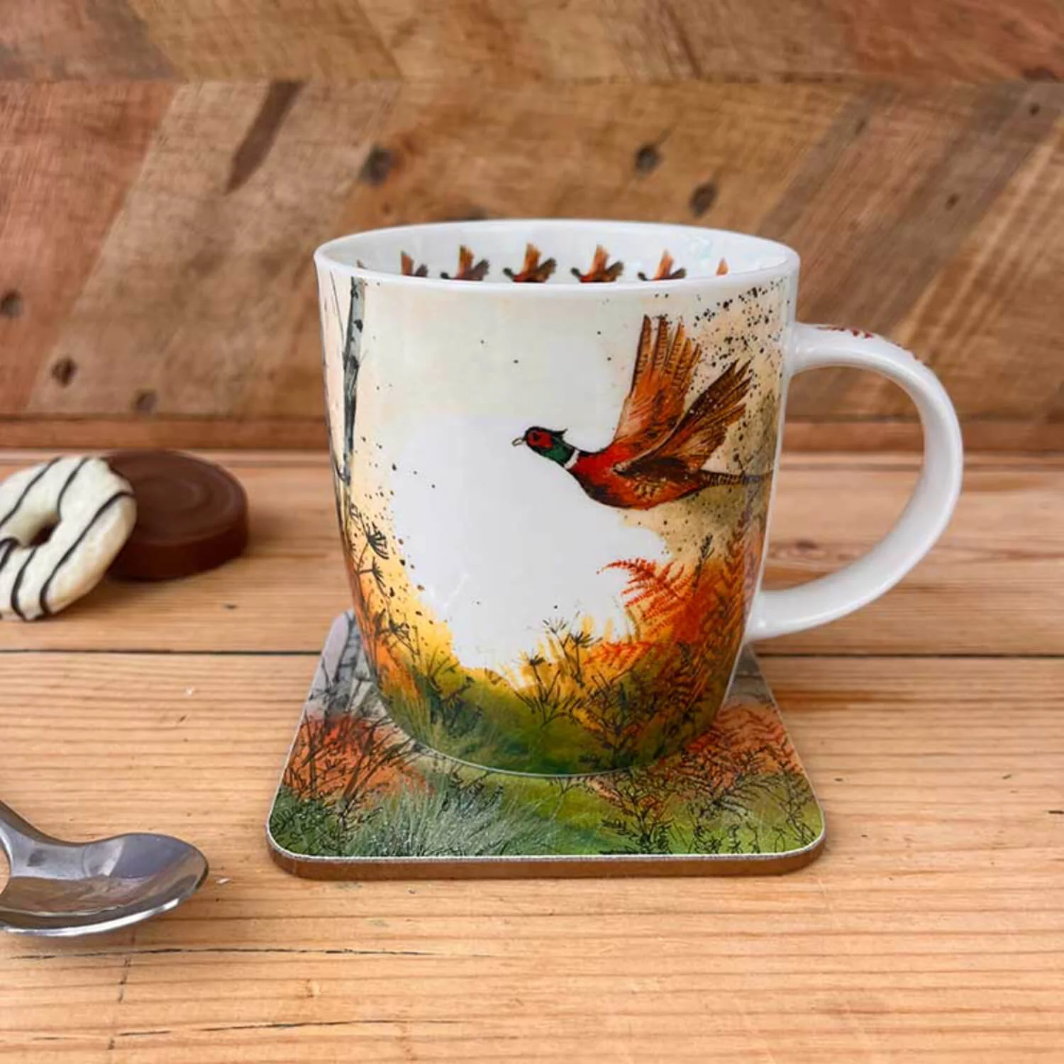 Alex Clark 400ml Mug - Pheasant & Bracken - Image 4