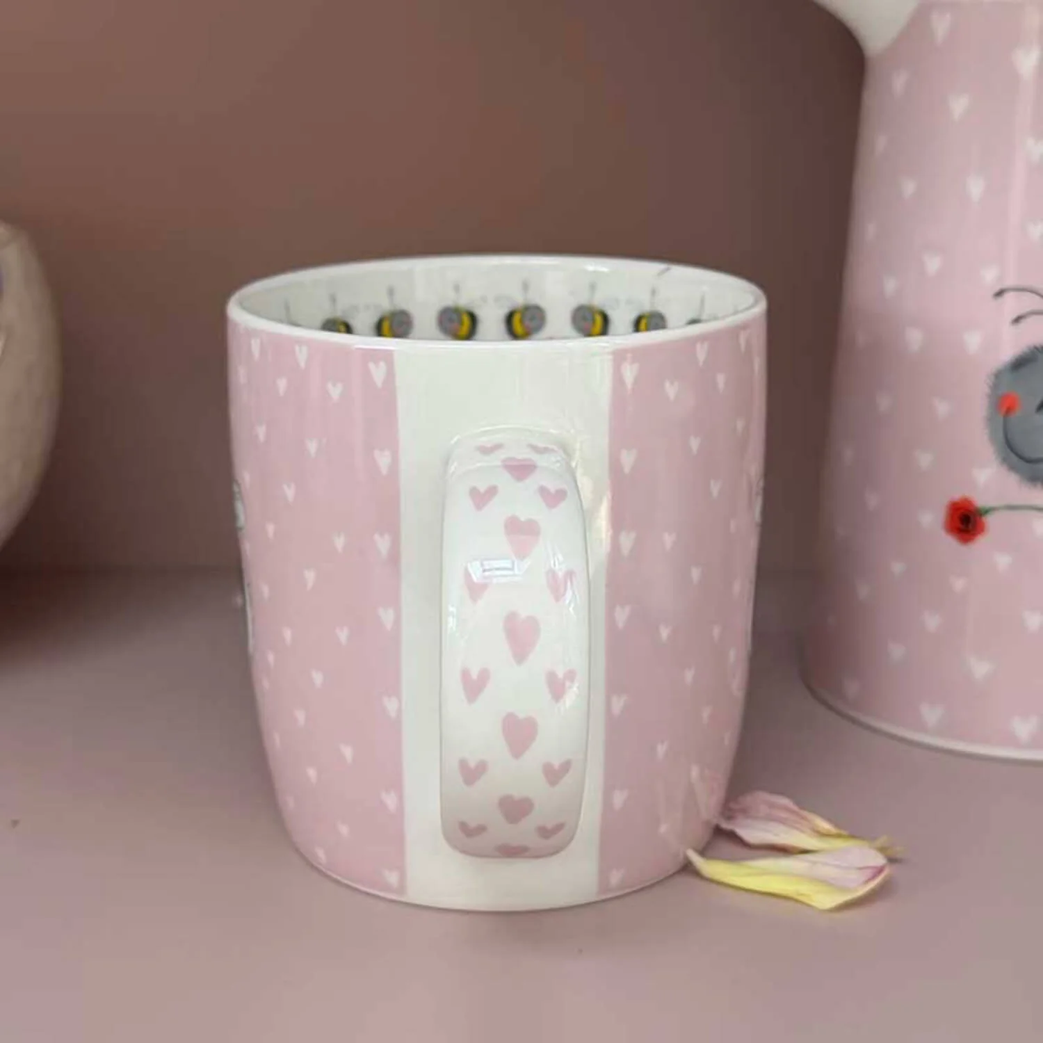 Alex Clark 400ml New Bone China Mug - Bee And Flower - Image 3