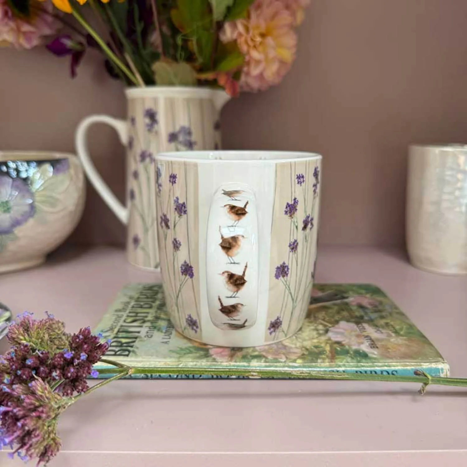 Alex Clark 400ml New Bone China Mug - Wren And Verbena - Image 3