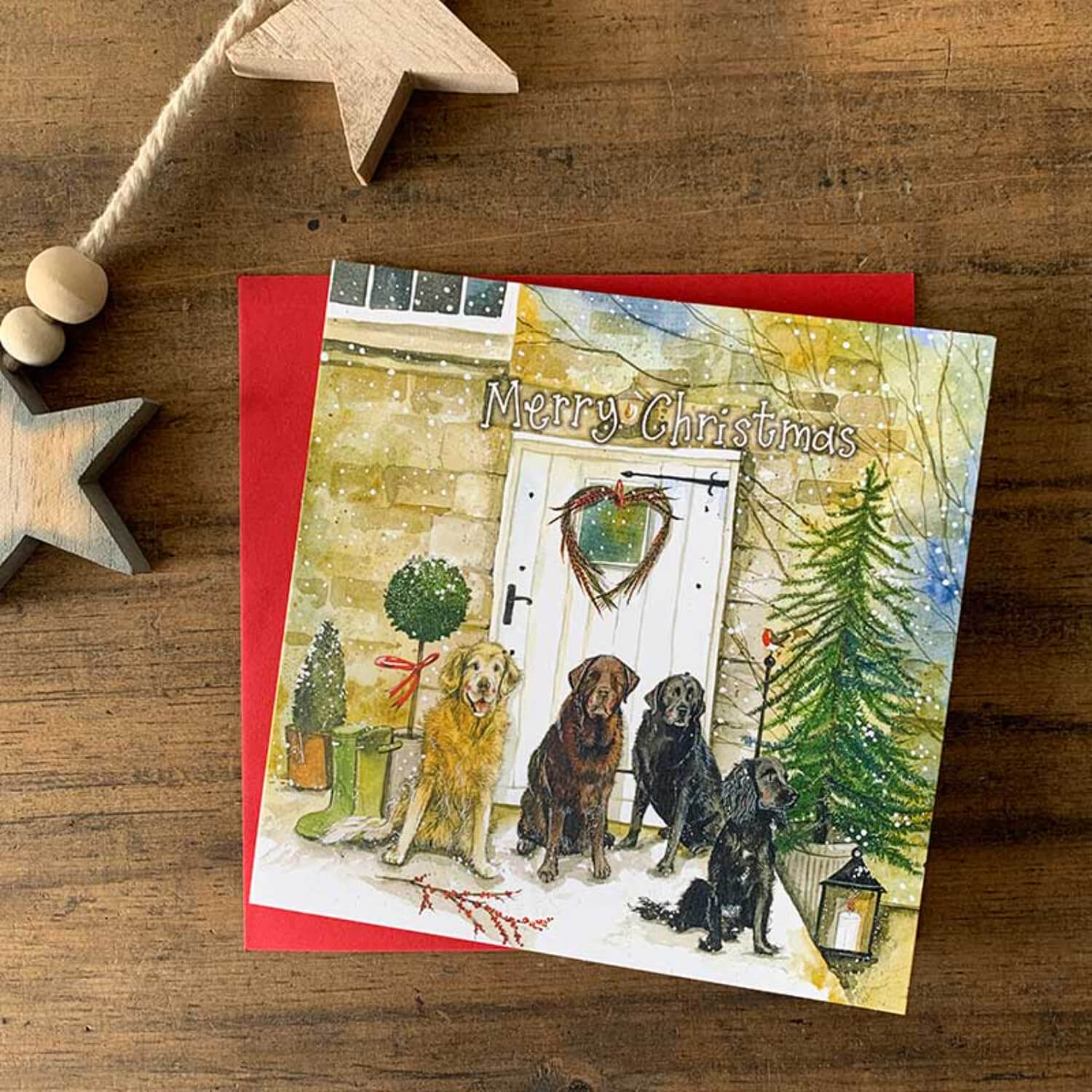 Alex Clark 8-Pack Boxed Christmas Cards - Christmas Dogs - Image 5
