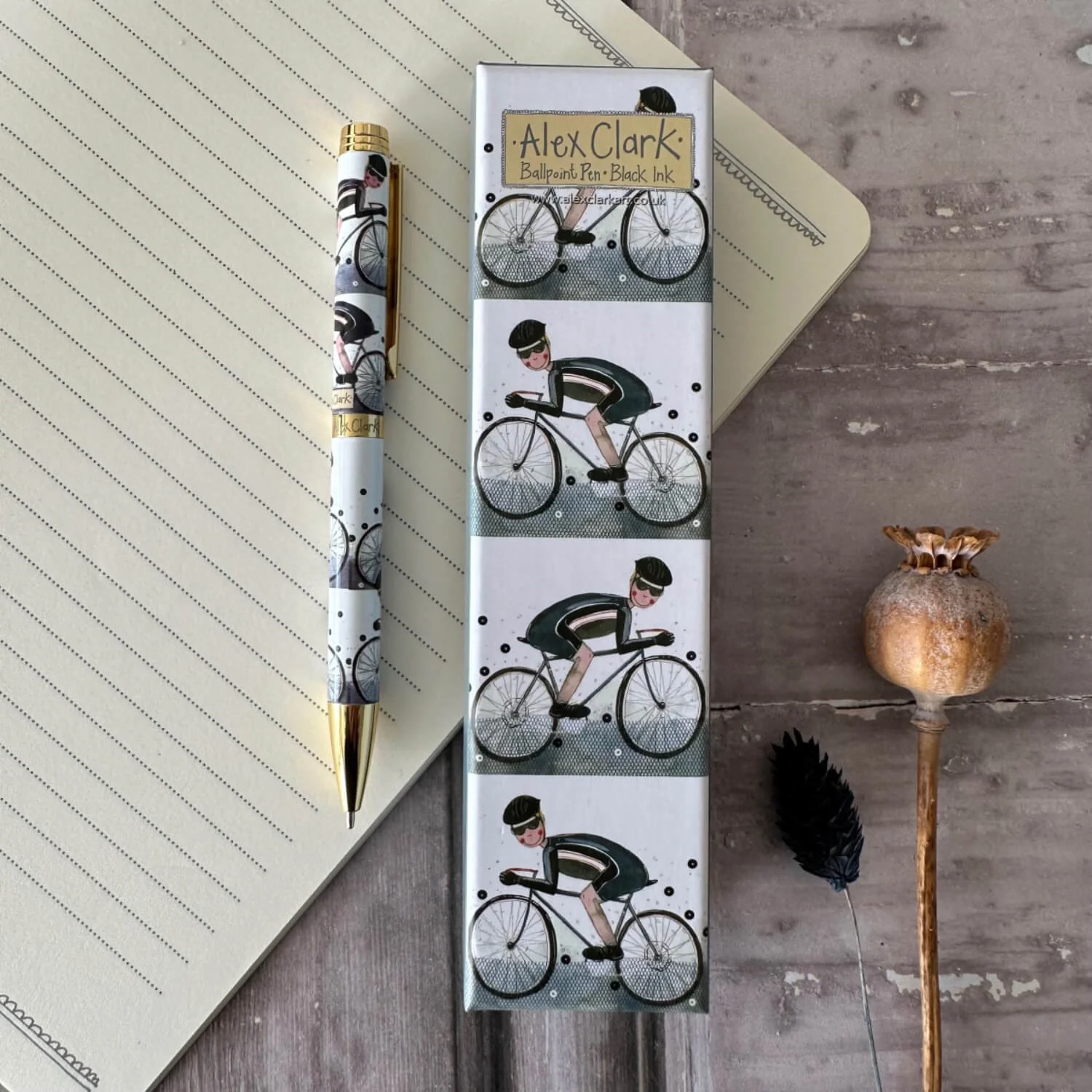 Alex Clark Ballpoint Pen - Cyclist