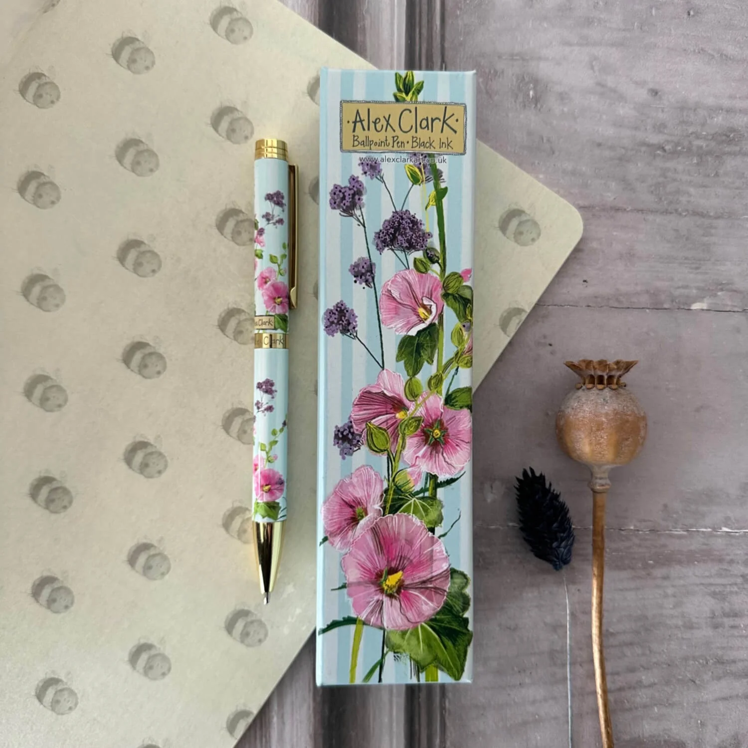 Alex Clark Ballpoint Pen - Garden Flowers