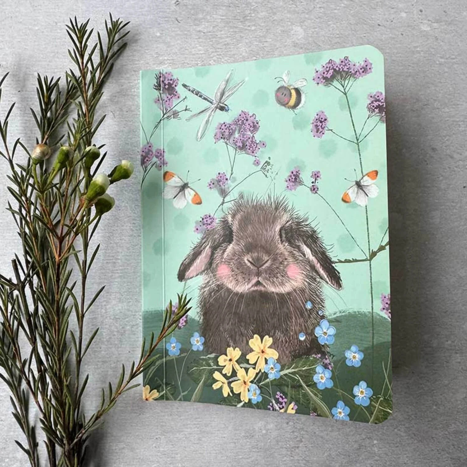 Alex Clark Small Blank Notebook - Bramble