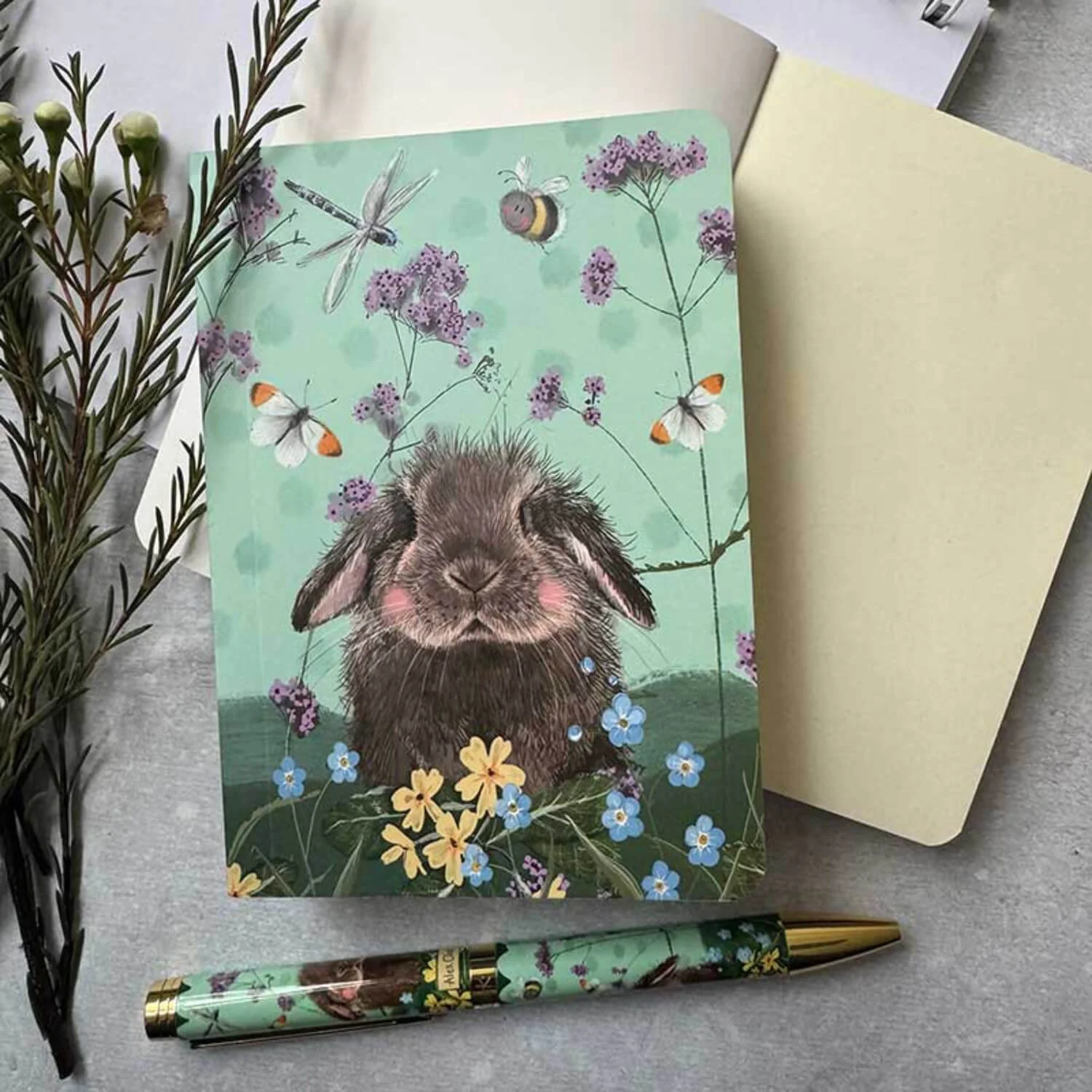 Alex Clark Small Blank Notebook - Bramble - Image 2