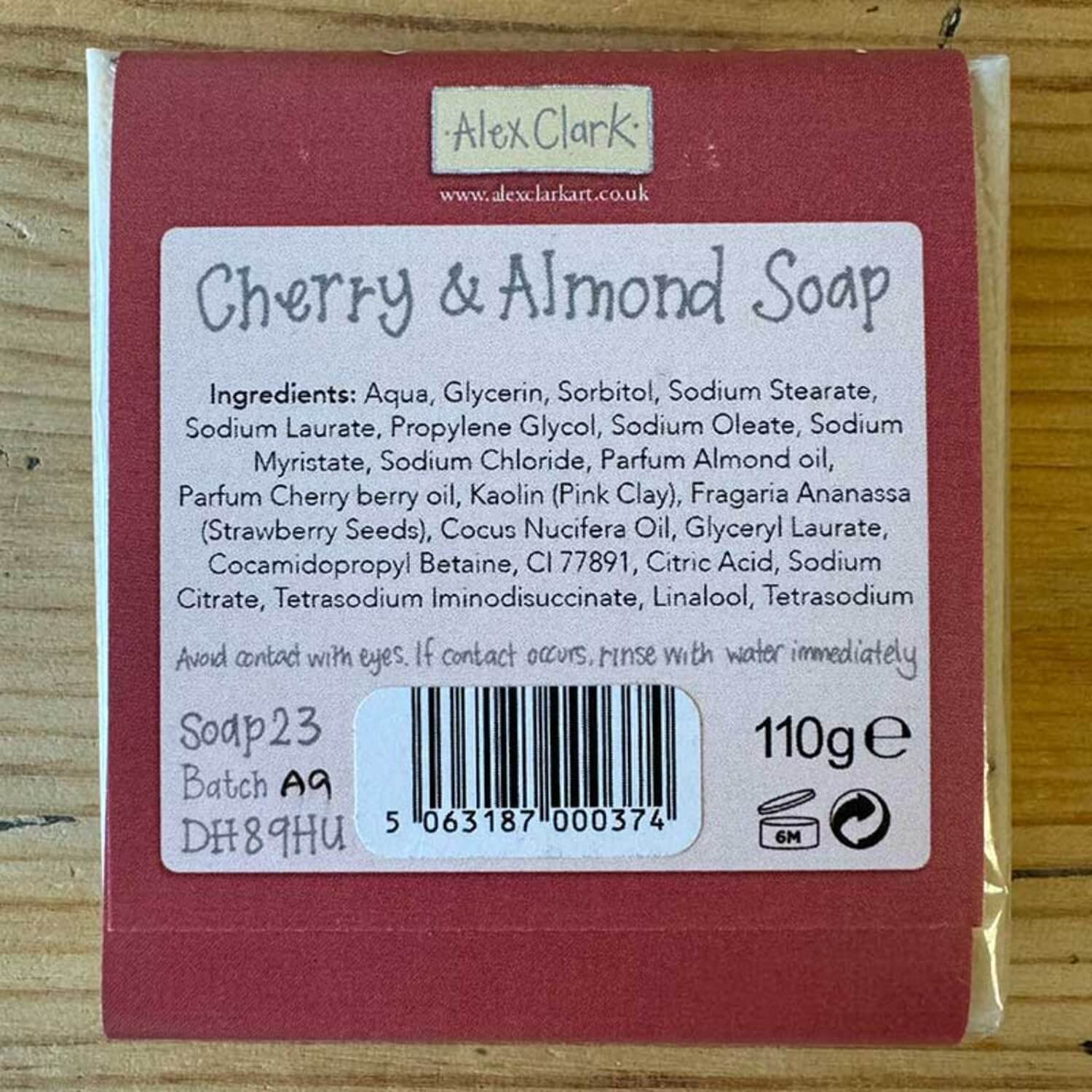 Alex Clark Cherry Blossom Handmade Soap - Cherry & Almond - Image 2