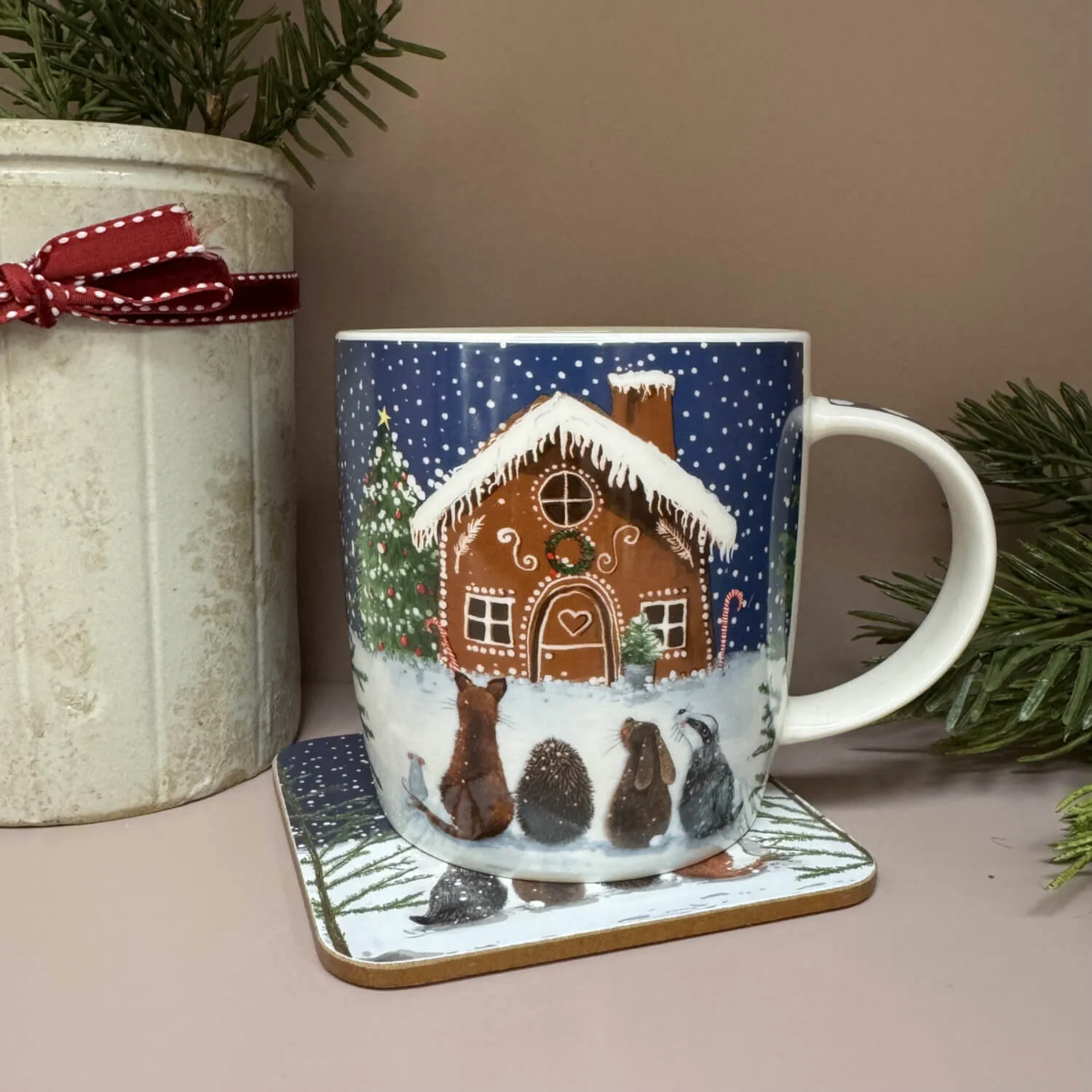 Alex Clark Christmas 400ml China Mug - Gingerbread House - Image 4