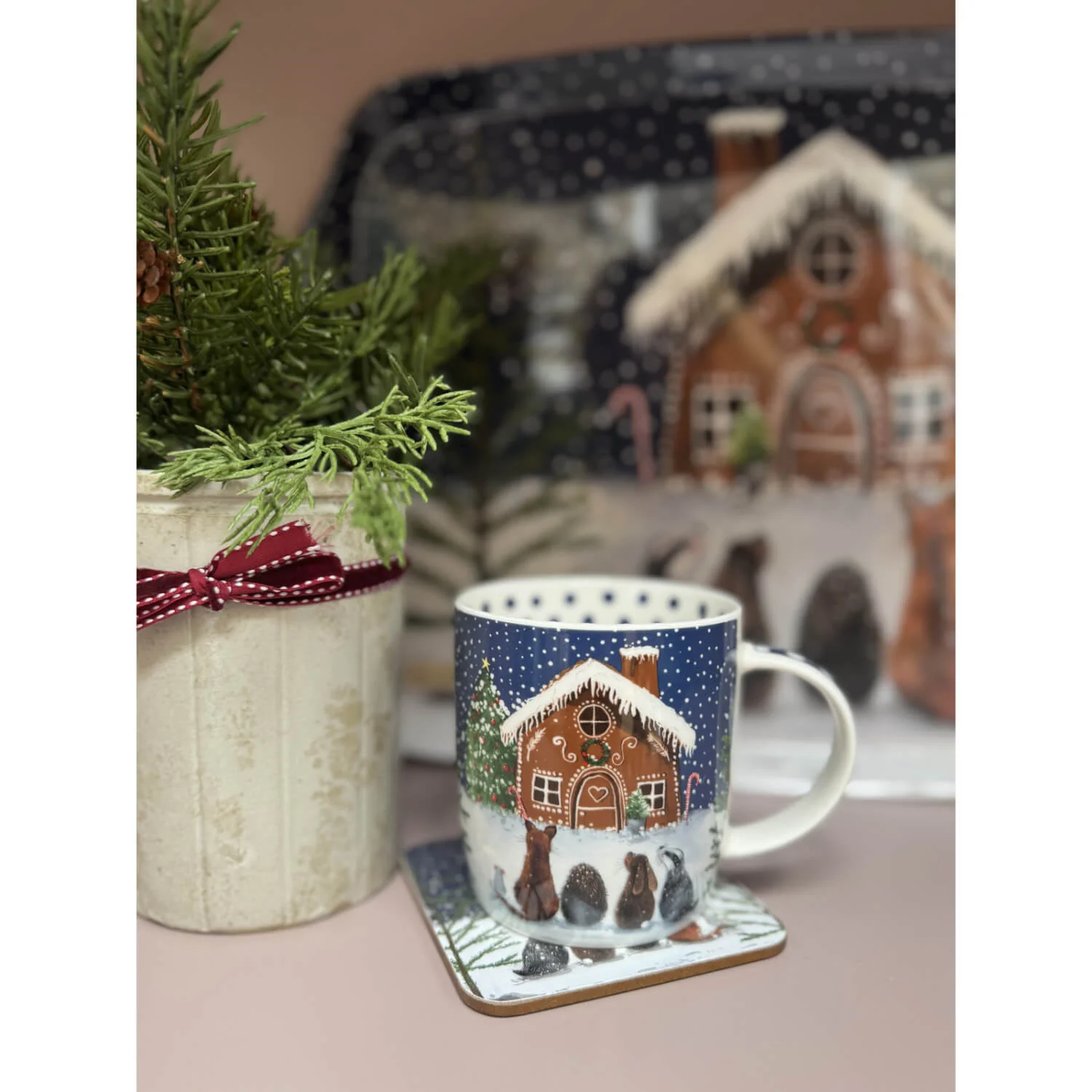 Alex Clark Christmas 400ml China Mug - Gingerbread House - Image 5