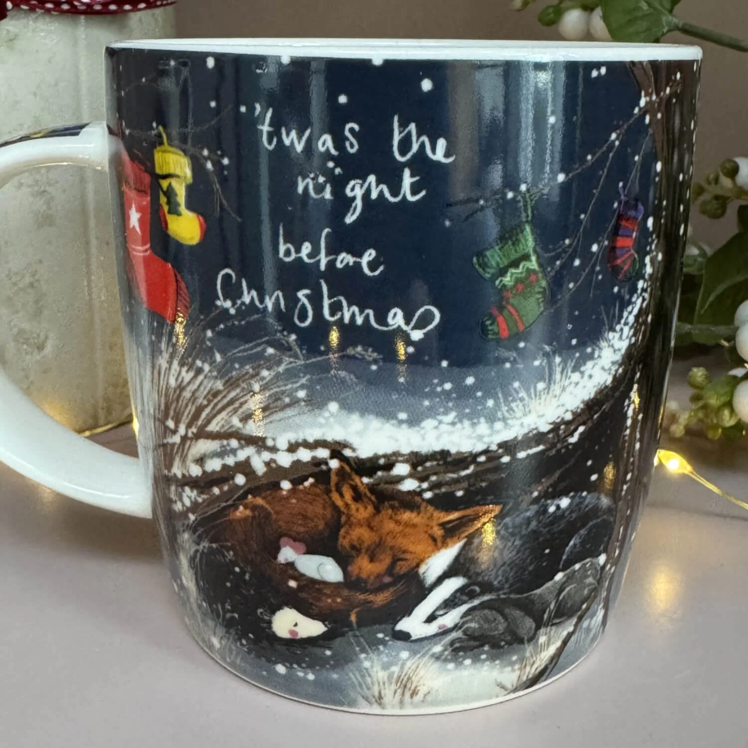 Alex Clark Christmas 400ml China Mug - Night Before Christmas - Image 2