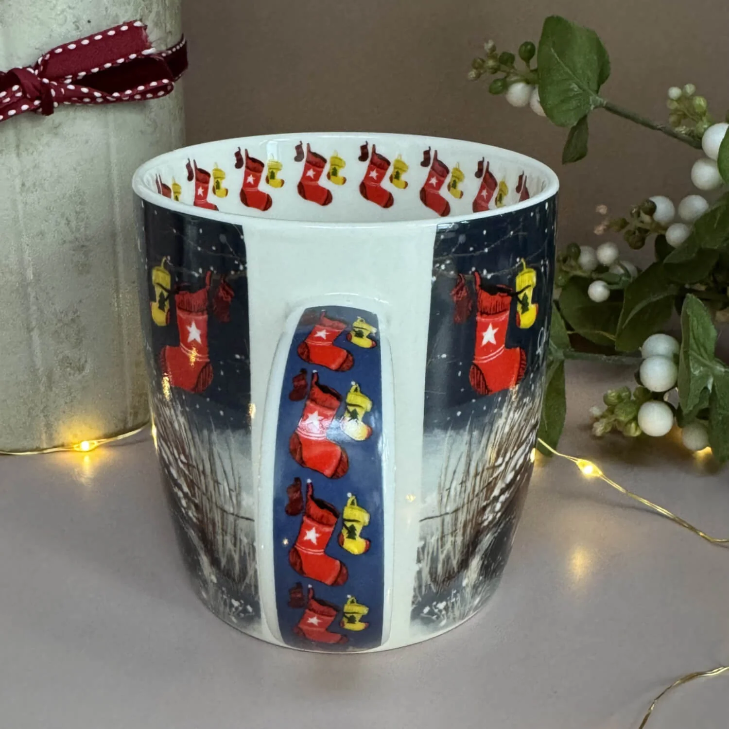 Alex Clark Christmas 400ml China Mug - Night Before Christmas - Image 3