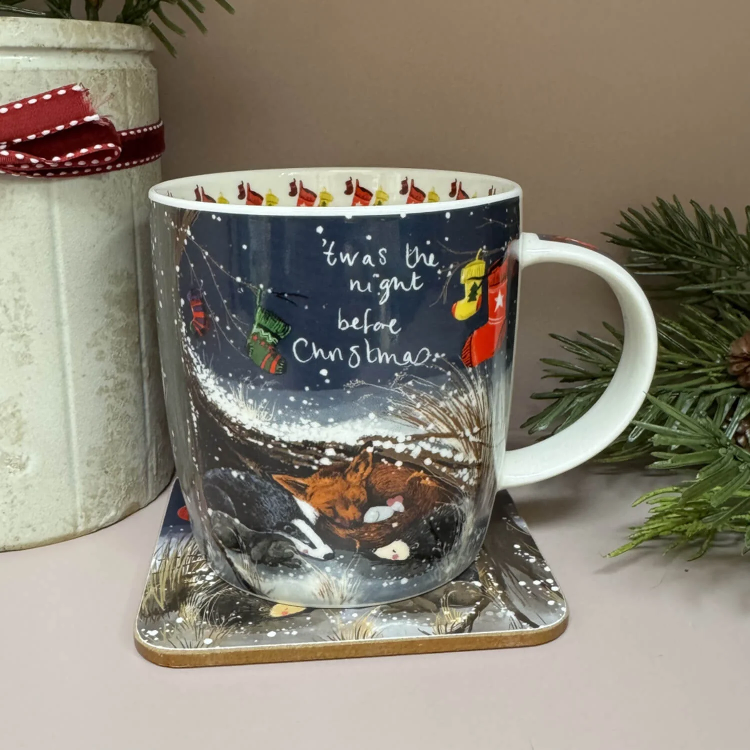 Alex Clark Christmas 400ml China Mug - Night Before Christmas - Image 5