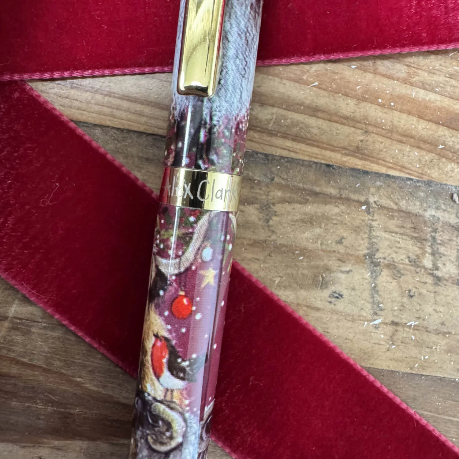 Alex Clark Christmas Ballpoint Pen - Sheep & Highland Cow - Image 2