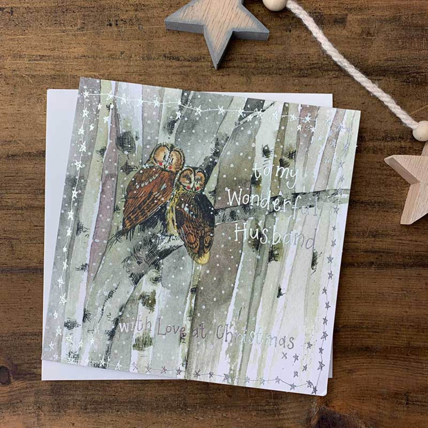 Alex Clark Christmas Card - Wonderful Husband