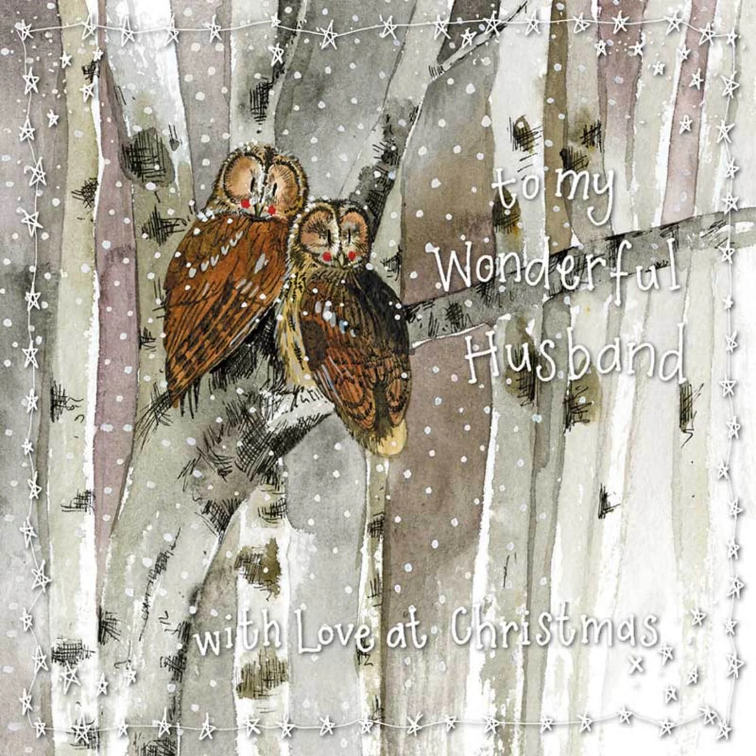 Alex Clark Christmas Card - Wonderful Husband - Image 2