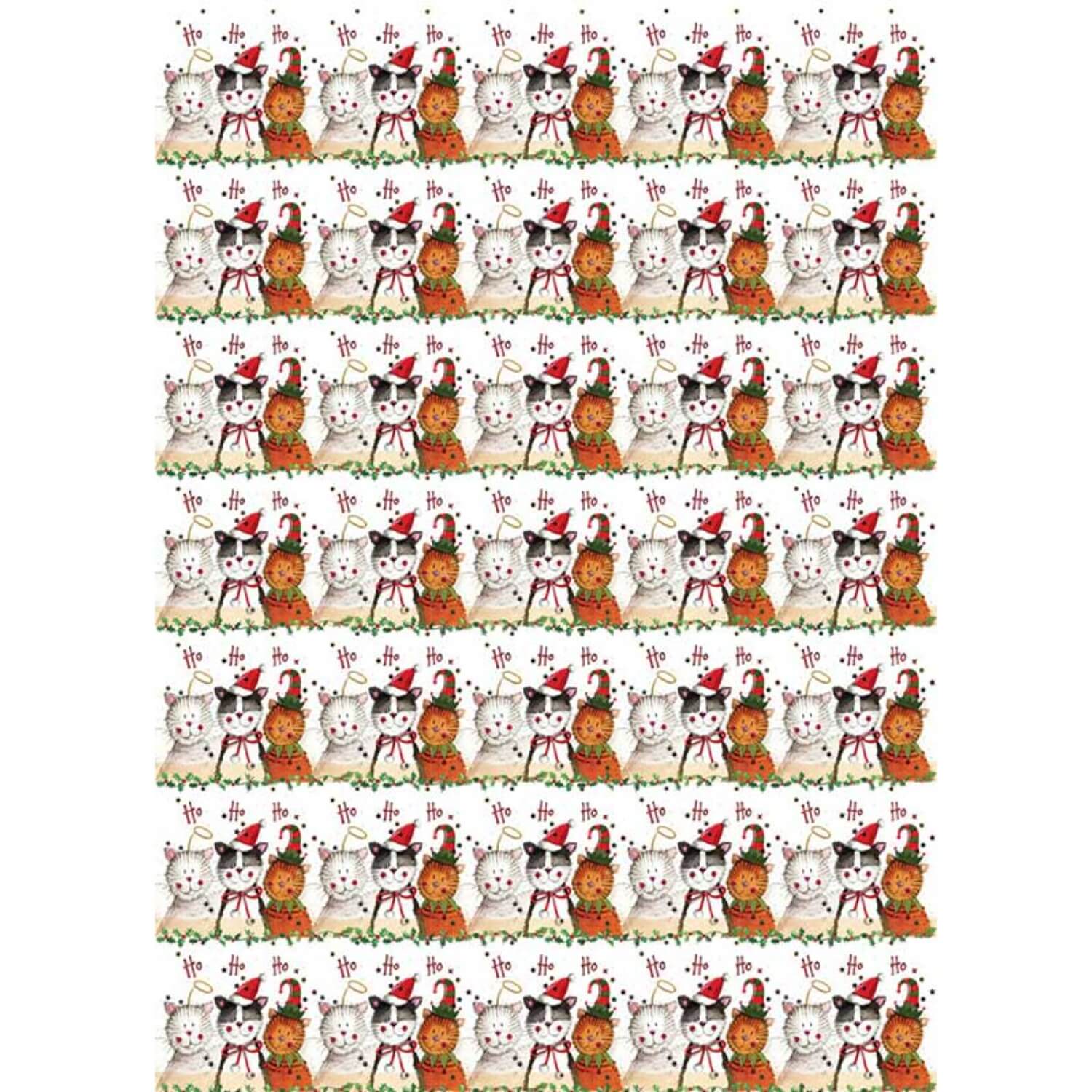 Alex Clark Christmas Gift Wrap & Tags - Cats