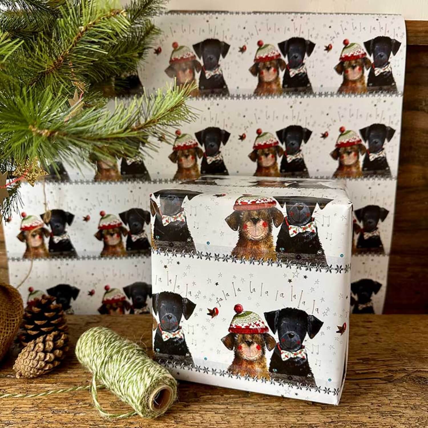 Alex Clark Christmas Gift Wrap & Tags - Dogs - Image 2