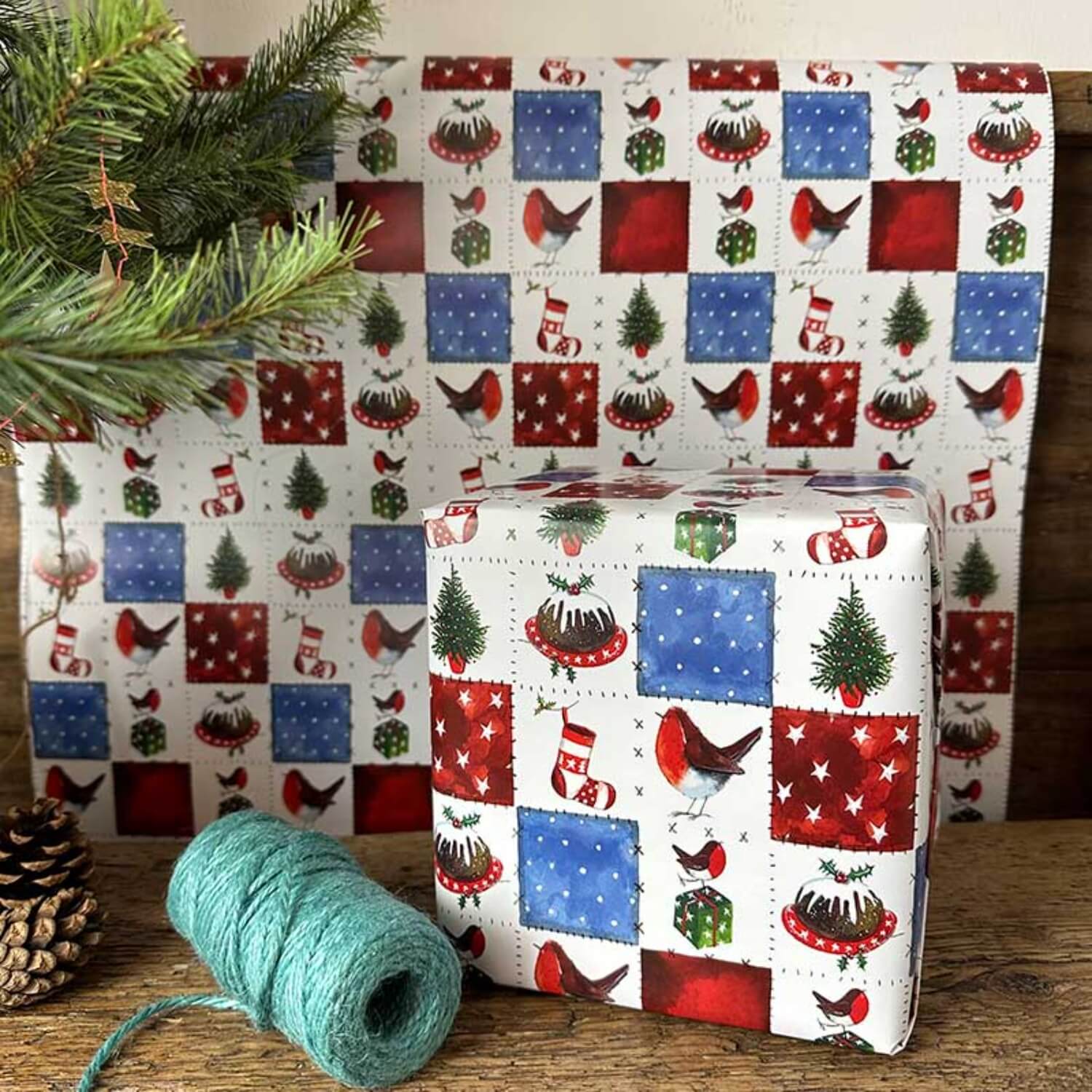 Alex Clark Christmas Gift Wrap & Tags - Quilt 1 - Image 2