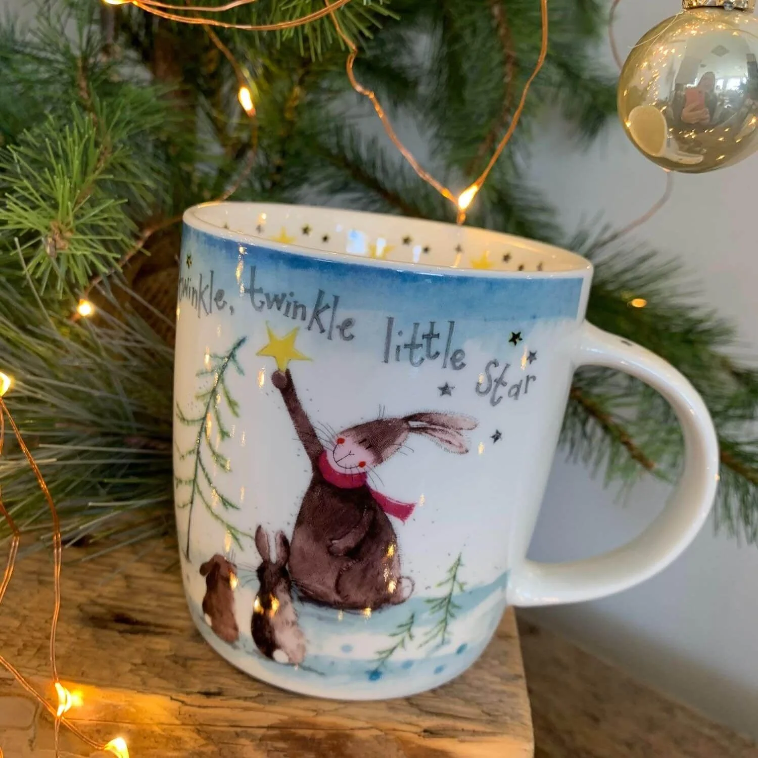 Alex Clark Christmas Mug - Twinkle Twinkle