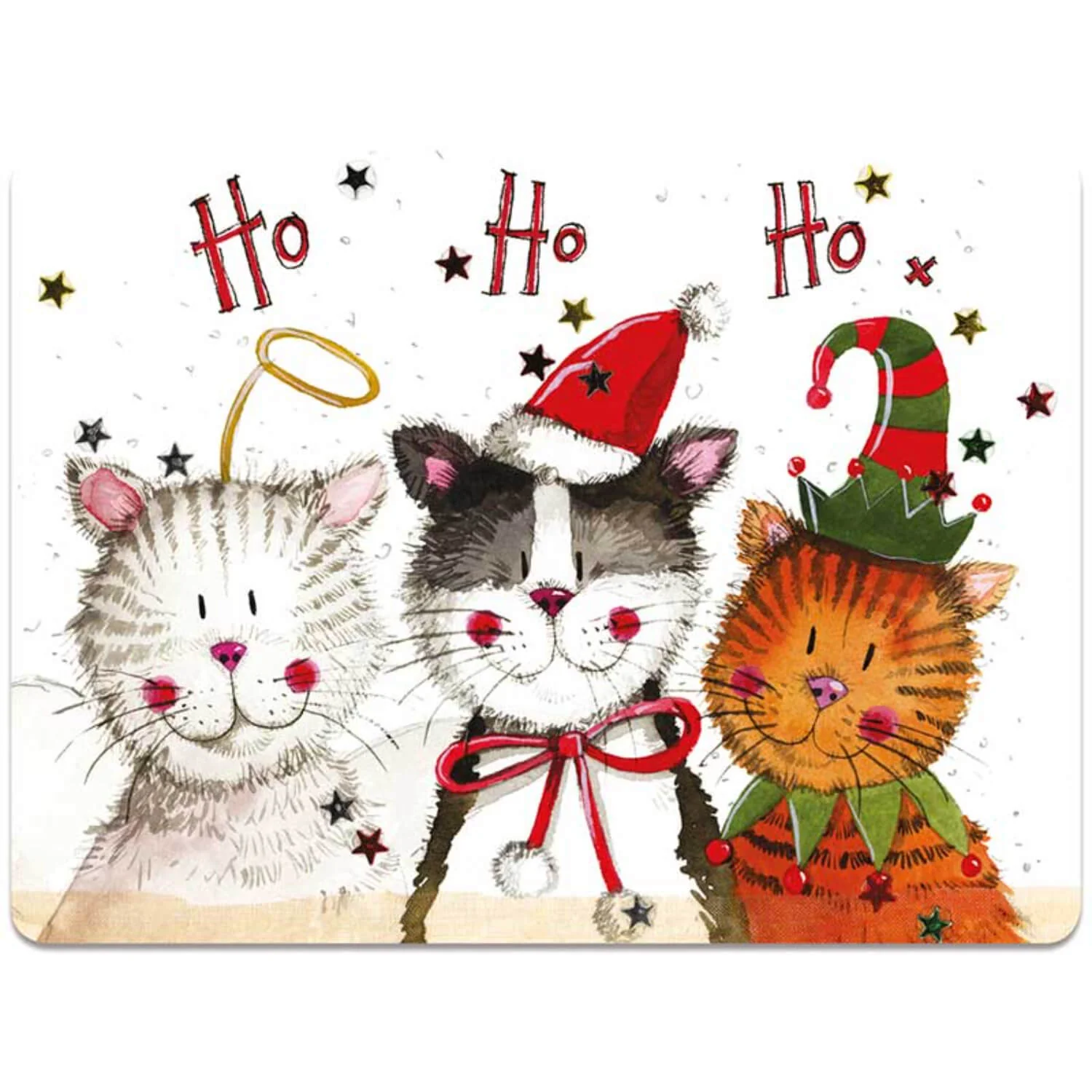 Alex Clark Christmas Placemat - Ho Ho Ho