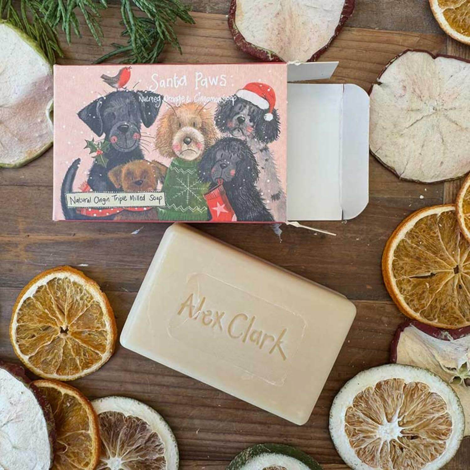 Alex Clark Christmas Soap - Santa Paws - Image 2