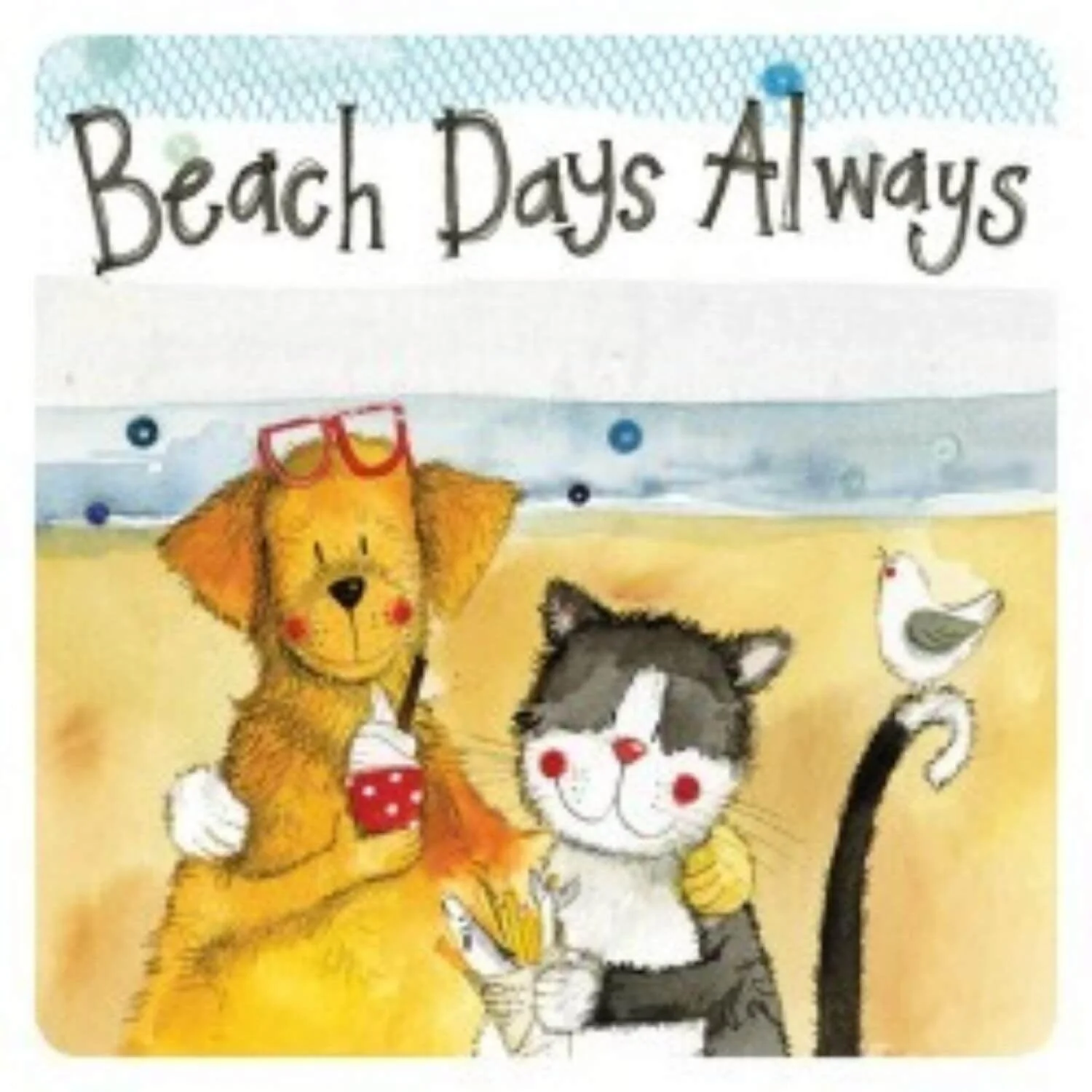 Alex Clark Coaster - Beach Days Always