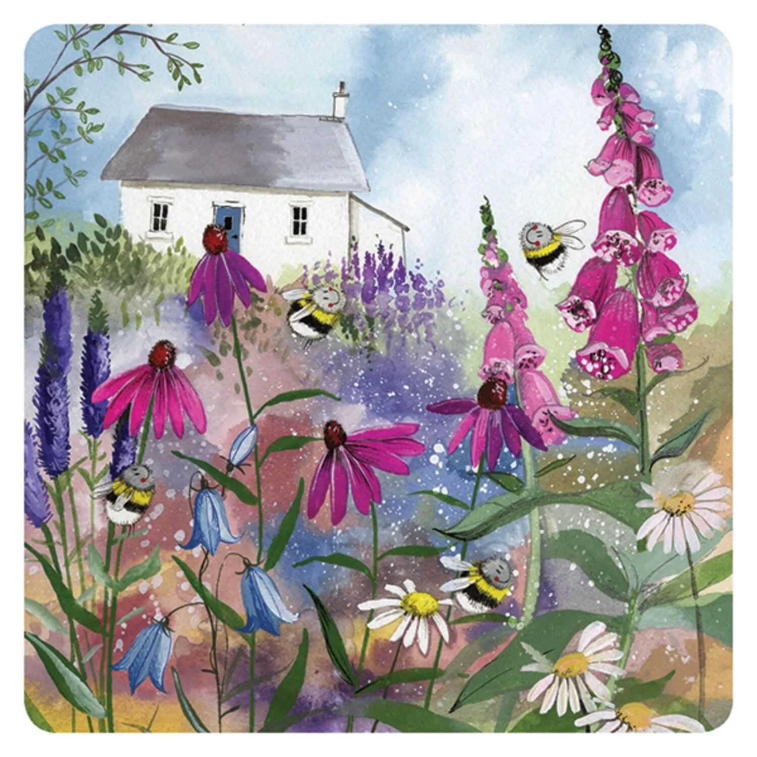 Alex Clark Coaster - Bee Garden
