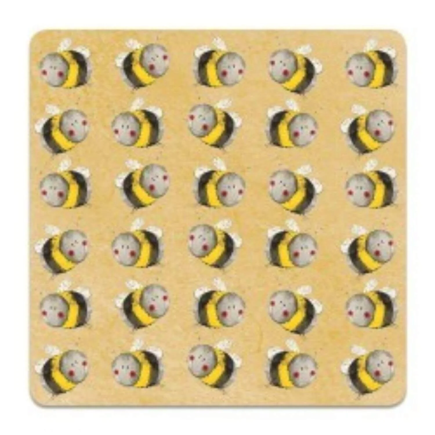 Alex Clark Coaster - Bees