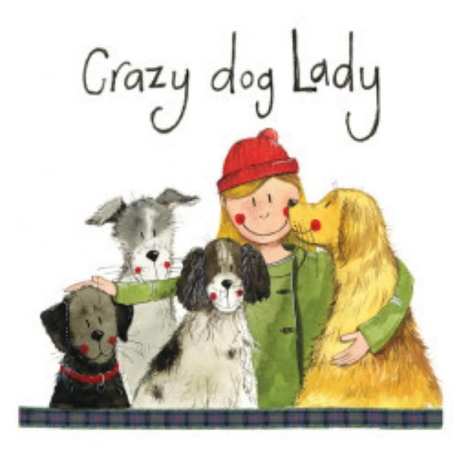 Alex Clark Coaster - Crazy Dog Lady