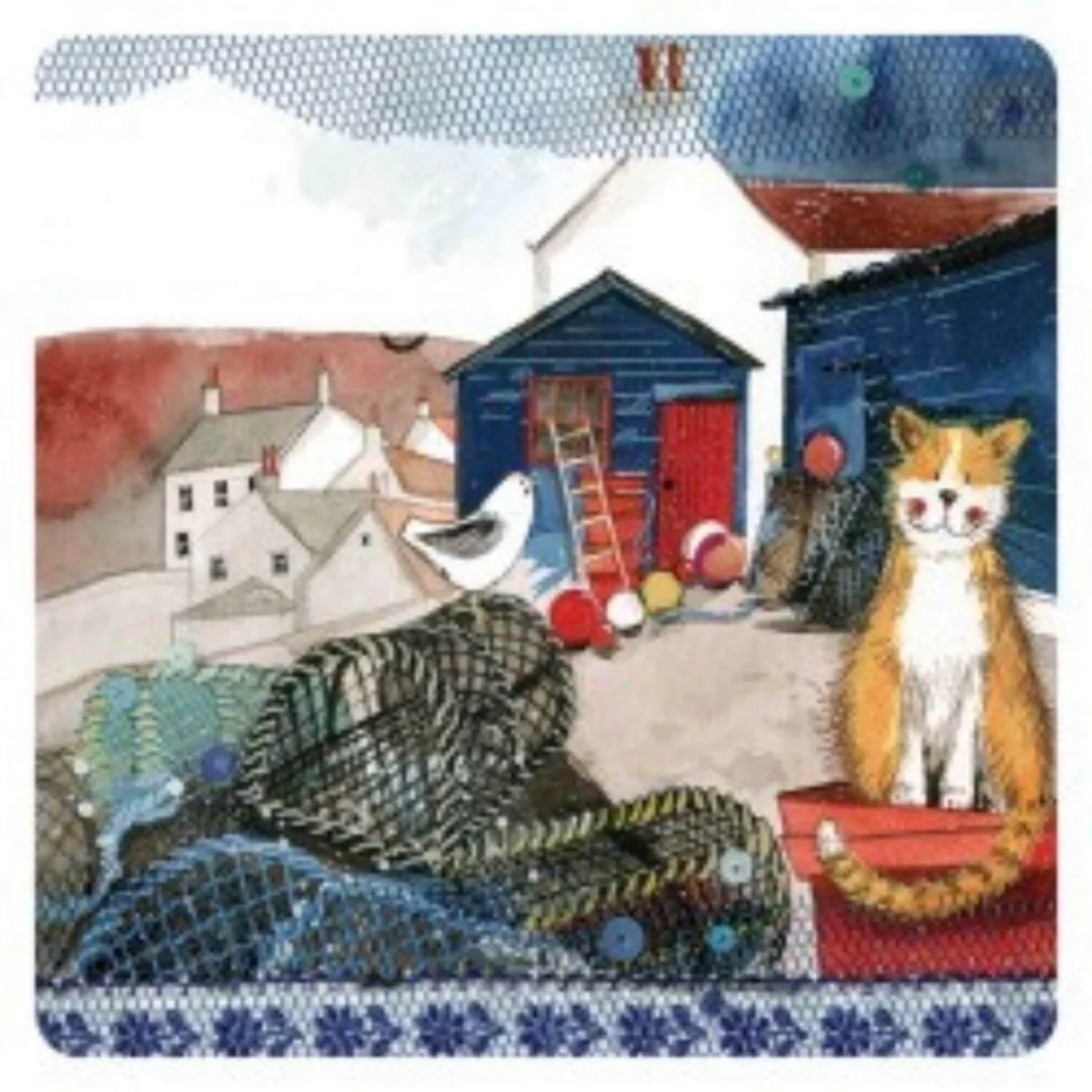 Alex Clark Coaster - Harbour Cat