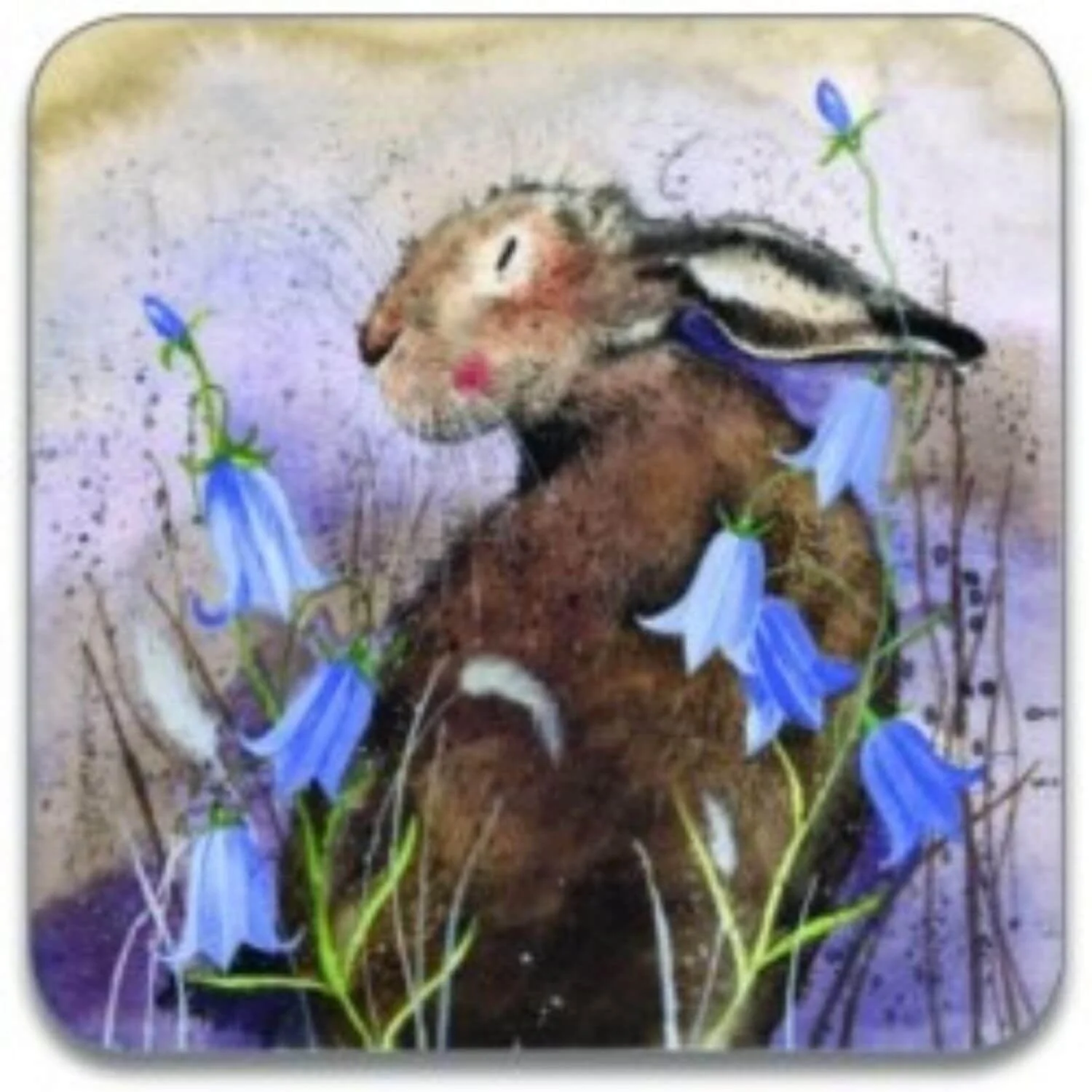 Alex Clark Coaster - Hare & Bluebell
