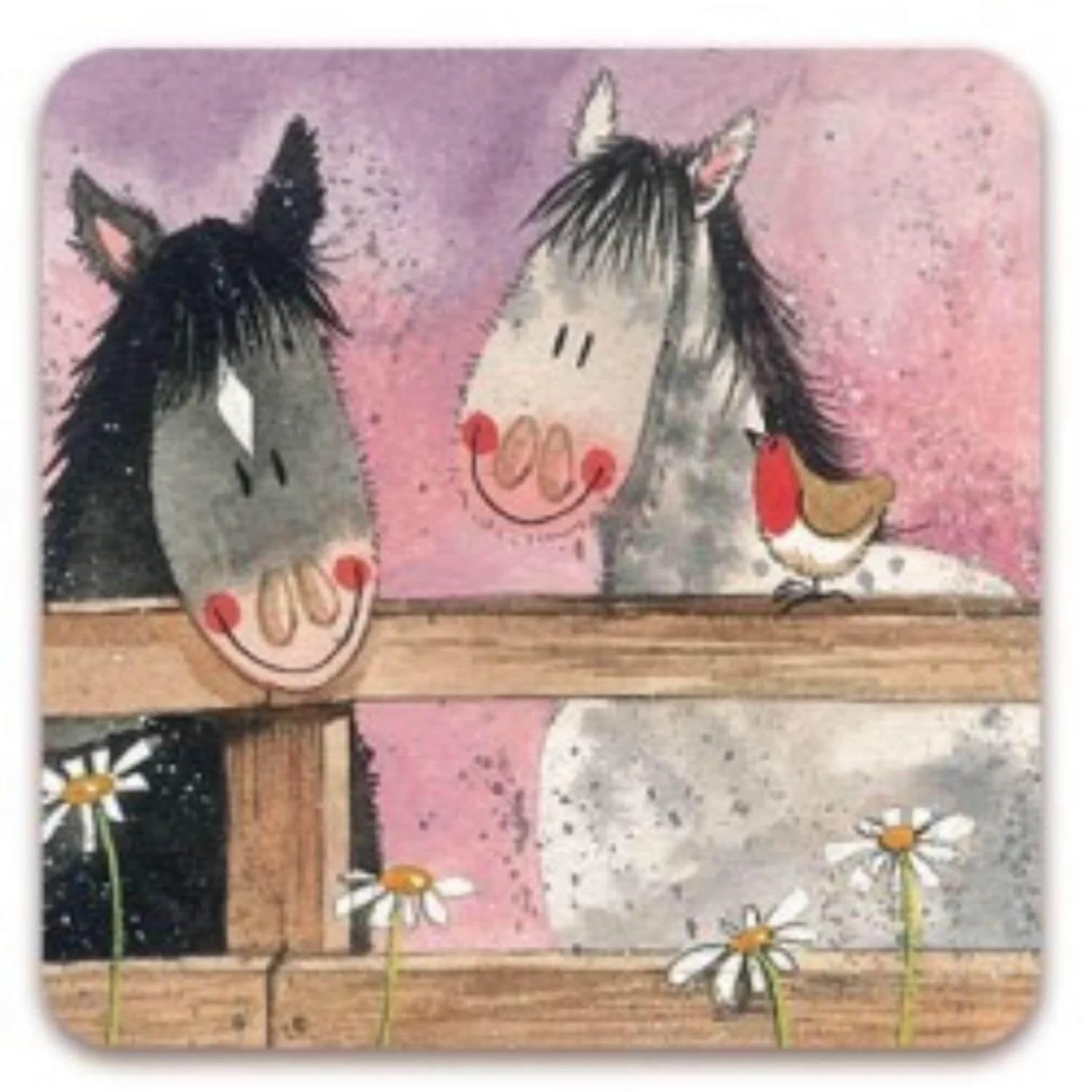 Alex Clark Coaster - Horse Whispers