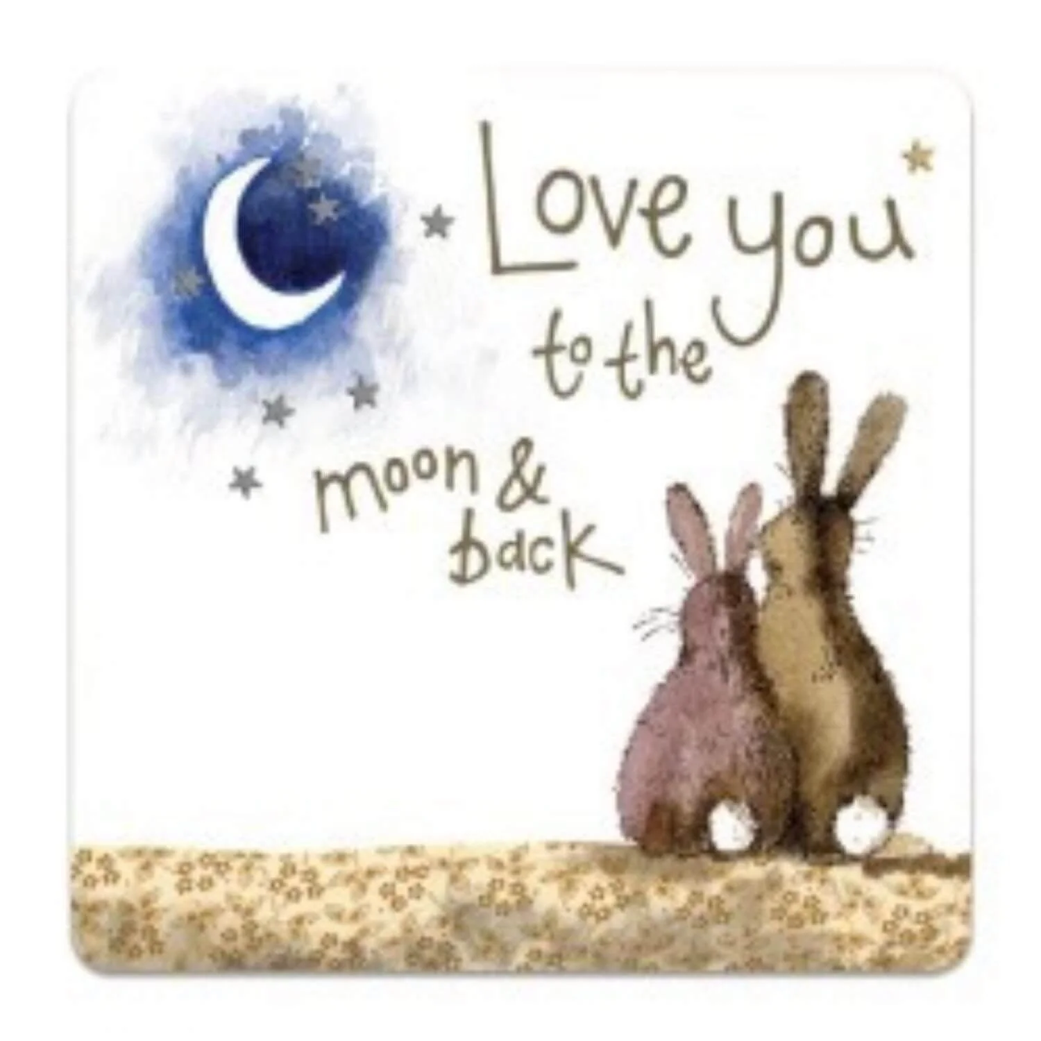 Alex Clark Coaster - Moon And Back