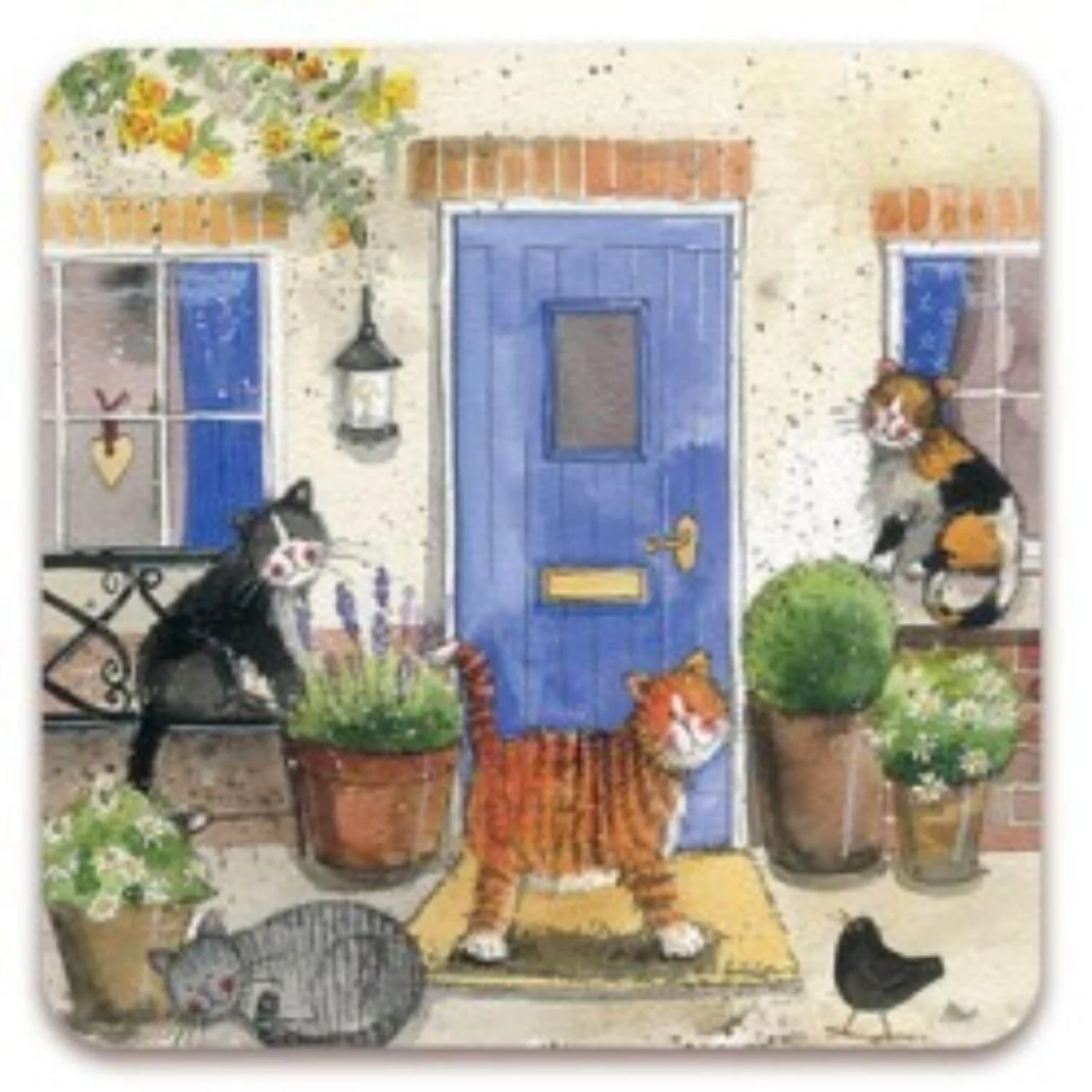 Alex Clark Coaster - New Cats Chorus