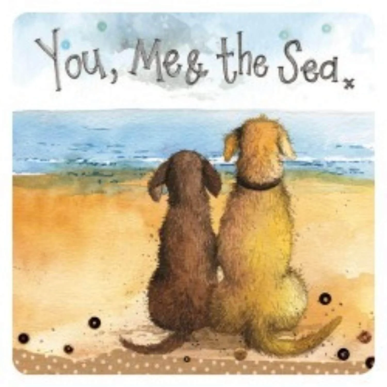 Alex Clark Coaster - You, Me At The Sea
