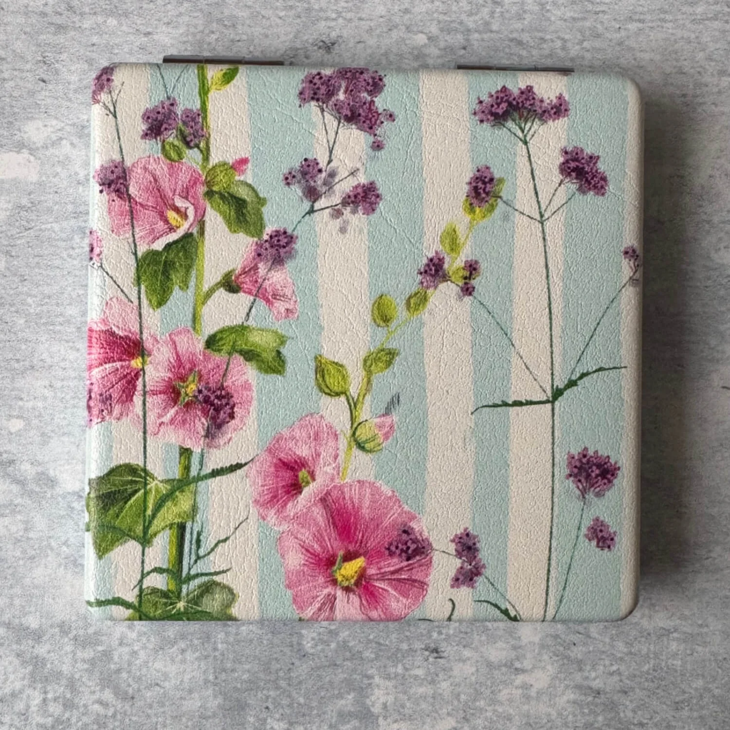 Alex Clark Compact Mirror - Garden Flowers