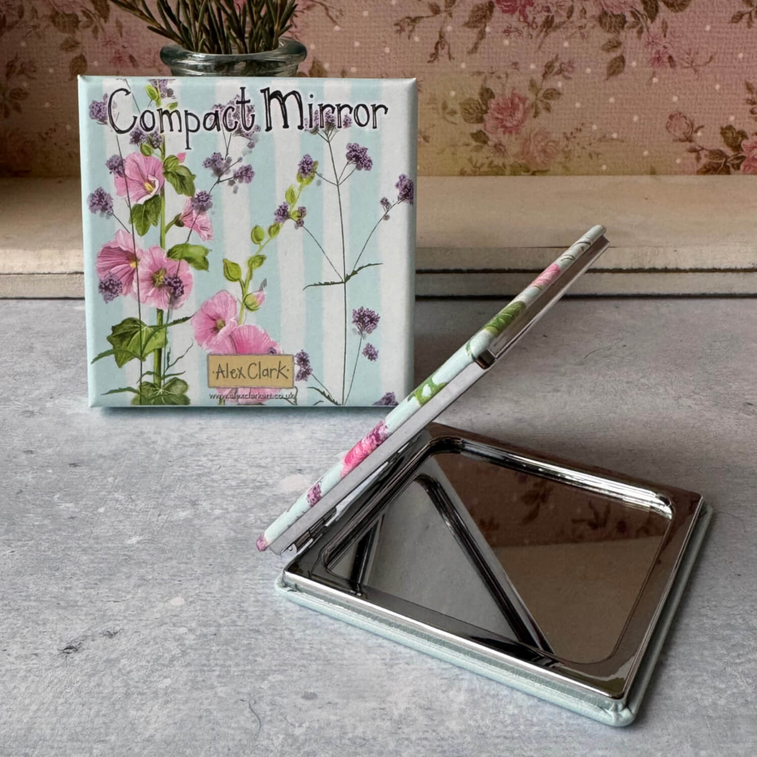 Alex Clark Compact Mirror - Garden Flowers - Image 2