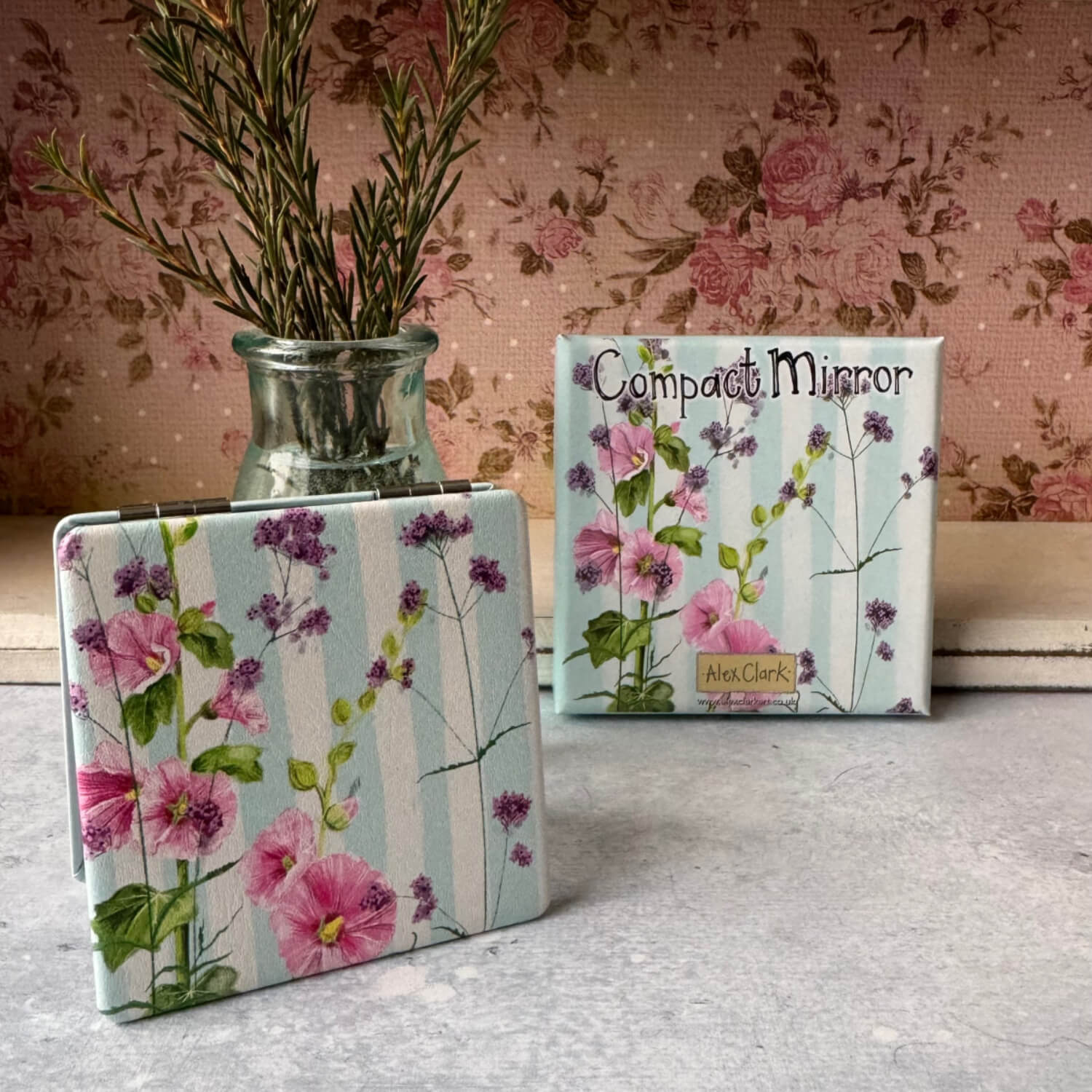 Alex Clark Compact Mirror - Garden Flowers - Image 4