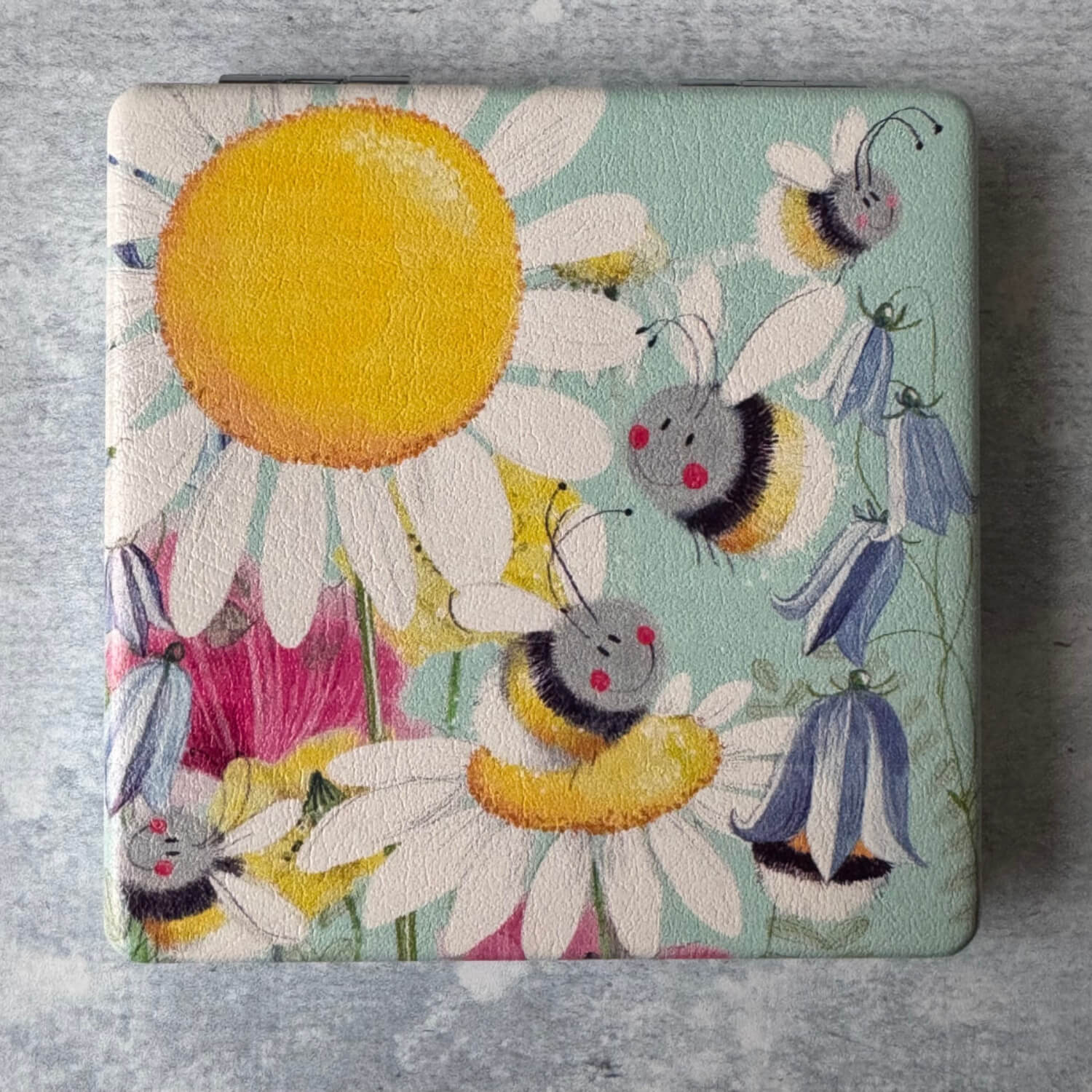 Alex Clark Compact Mirror - Sunny Bees - Image 5