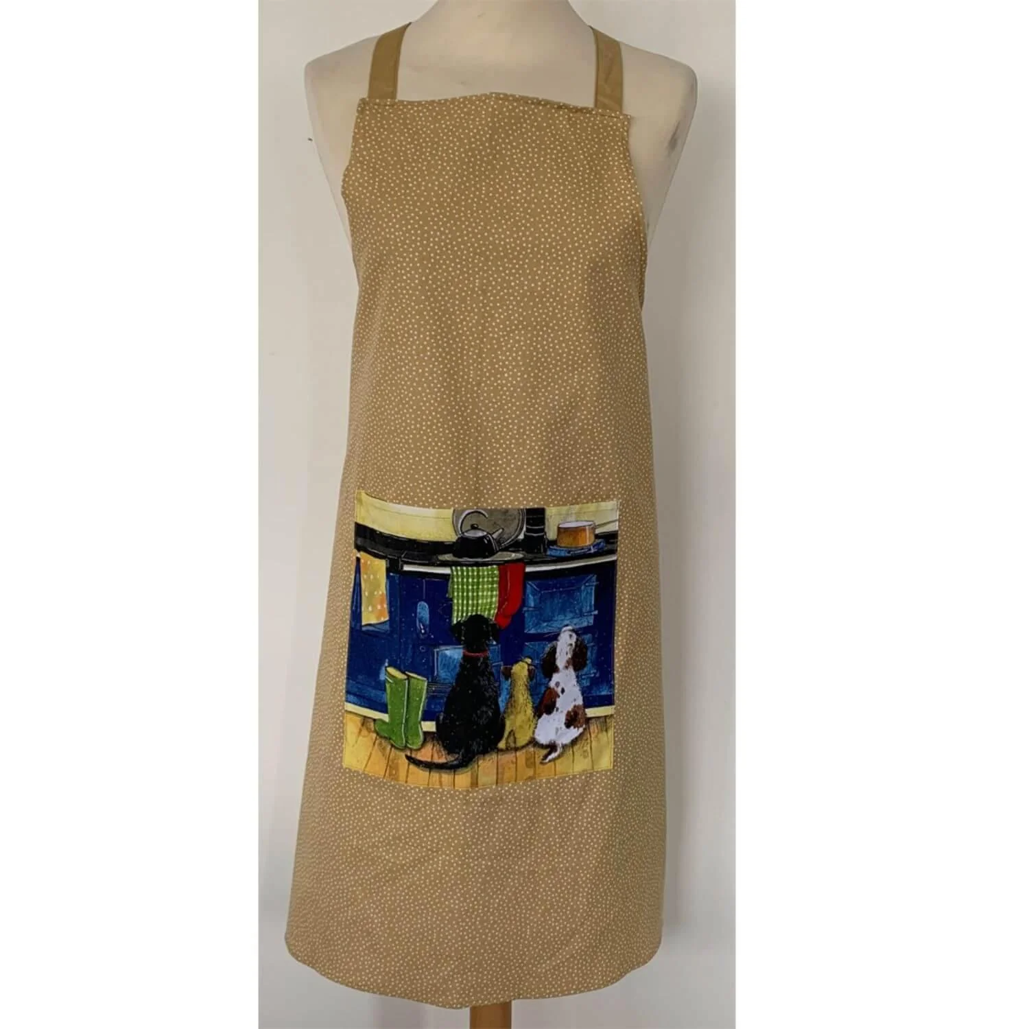 Alex Clark Cotton Apron - Hotdogs